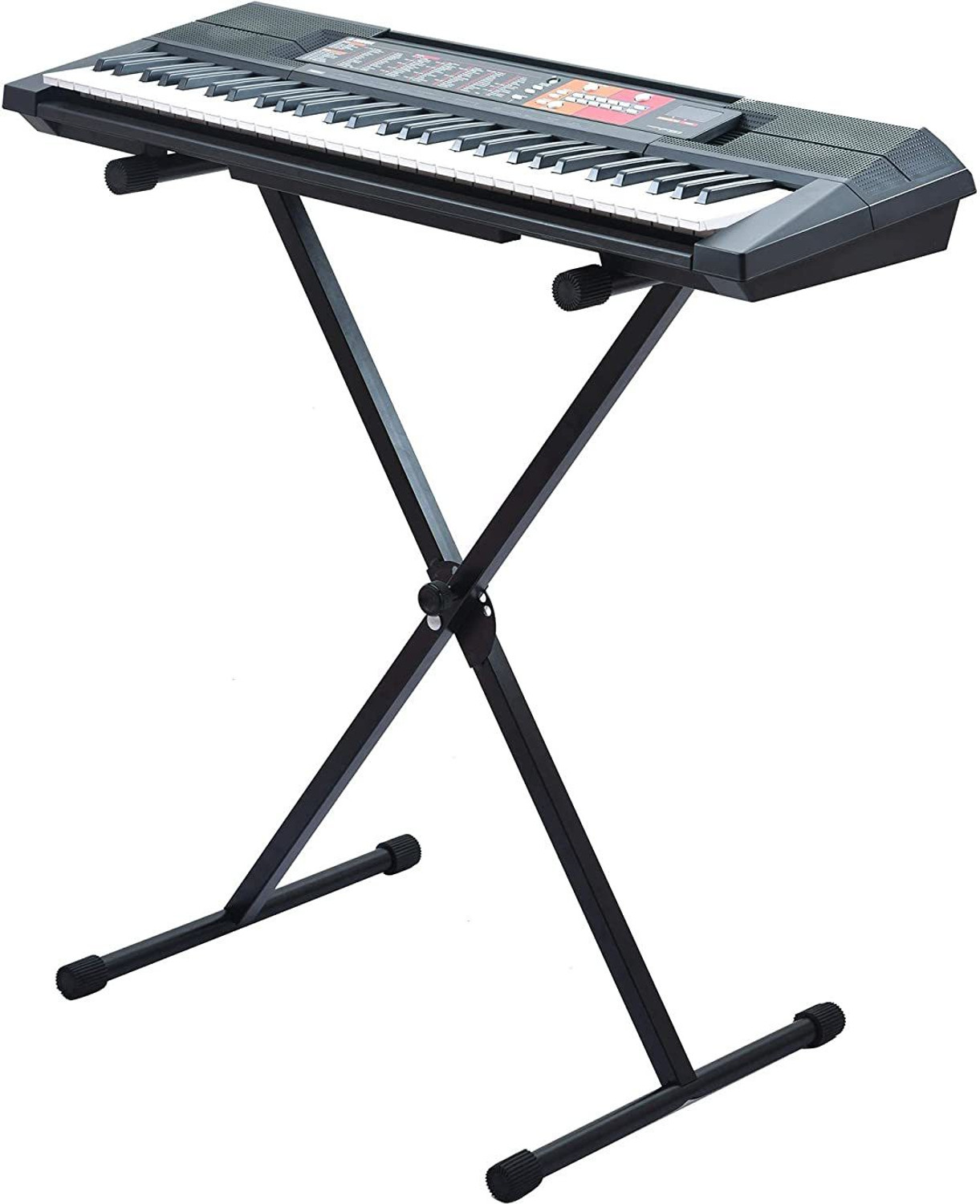 Image of TechBlaze Musical Sheet Notation Stand 3 Fold Black Metal Music Stand With Carry Bag Notation Stand