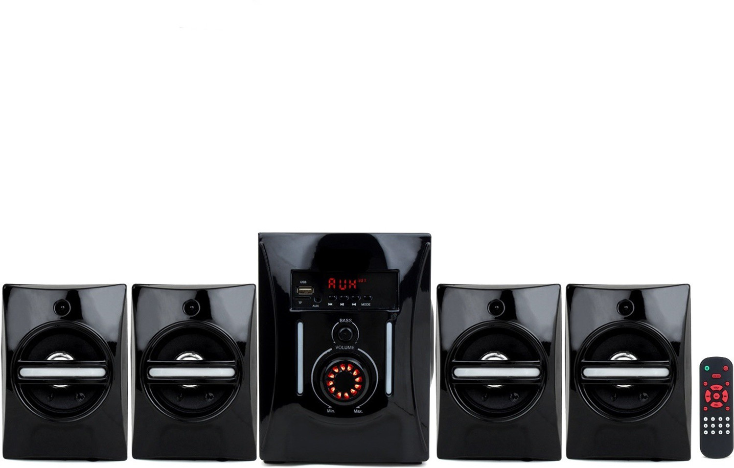 Image of IMPEX Lyric 5.1 45 W Bluetooth 45 W Bluetooth Home Theatre (Black, 5.1 Channel)