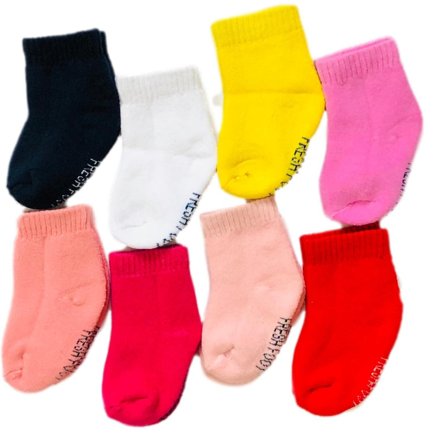 Image of IBA ISBA COLLECTIONS Baby Boys & Baby Girls Self Design Calf Length (Pack of 4)