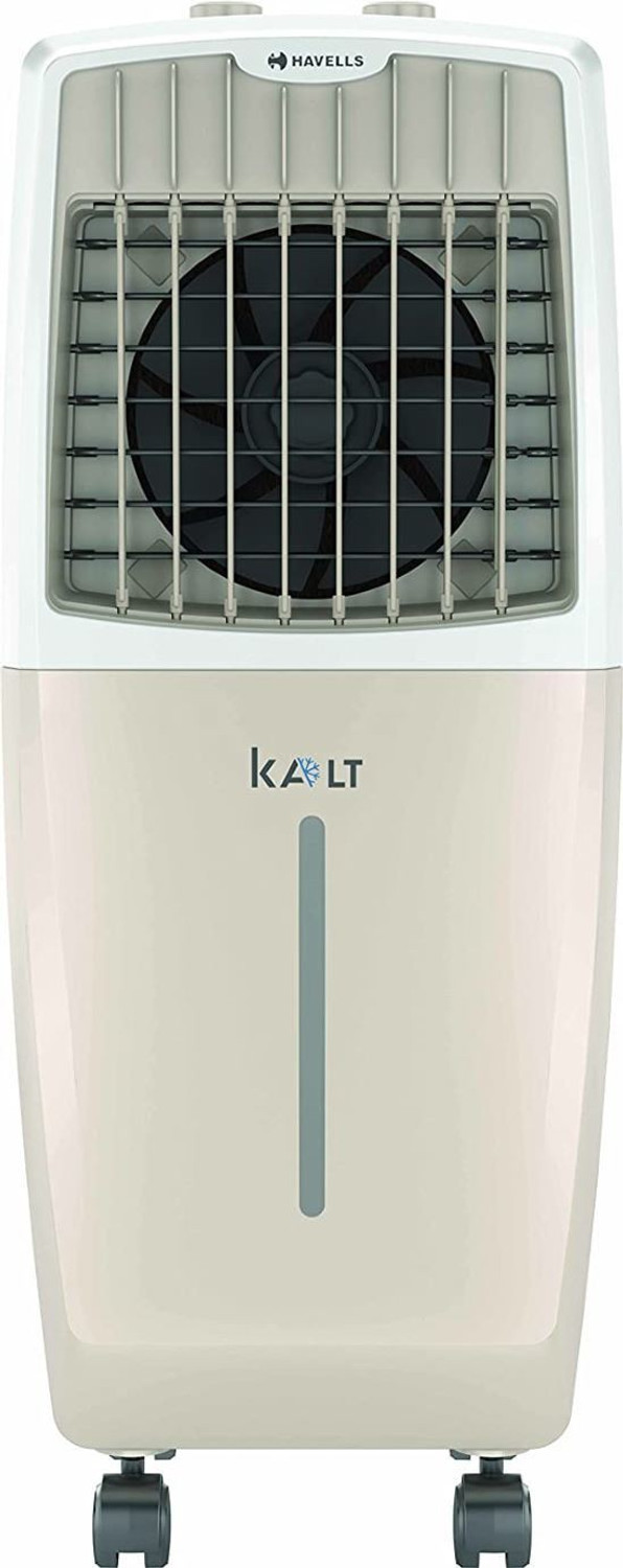 Image of HAVELLS 40 L Tower Air Cooler (Black and Grey, Zurii 40 With Remote Digital Tower Cooler)