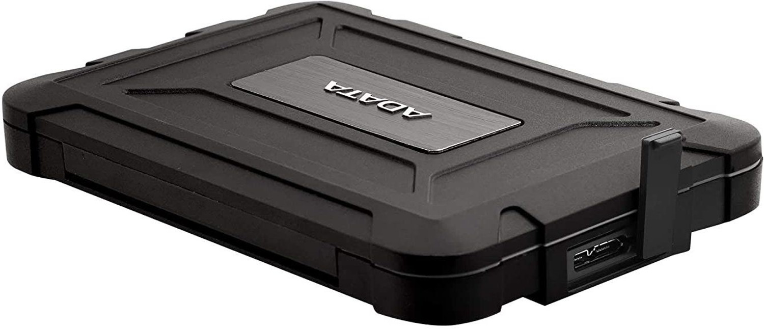 Image of ADATA ED600 2.5 inch Shock Resistant HARD DRIVE Enclosure (For ADATA, Black)