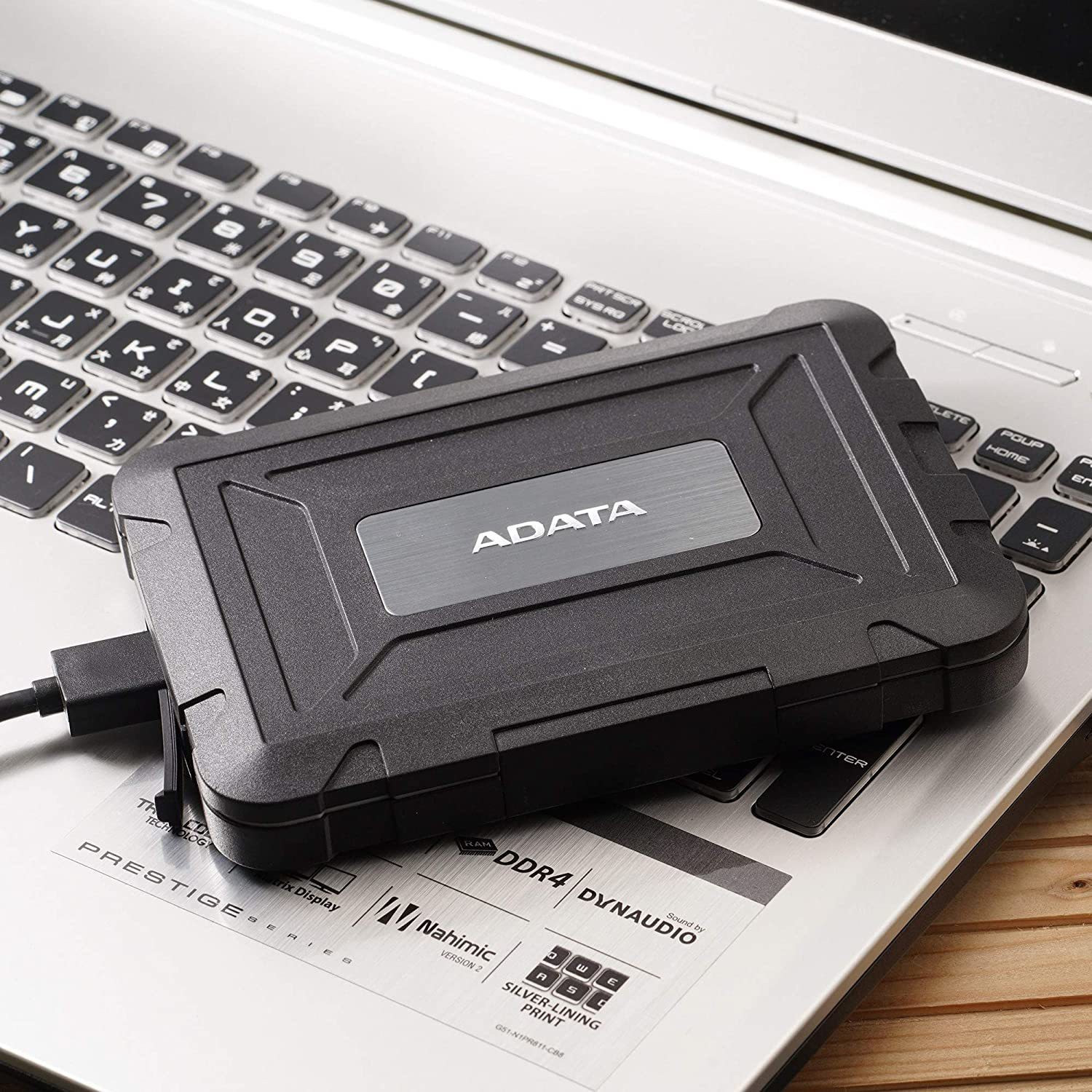 Image of ADATA ED600 2.5 inch Shock Resistant HARD DRIVE Enclosure (For ADATA, Black)
