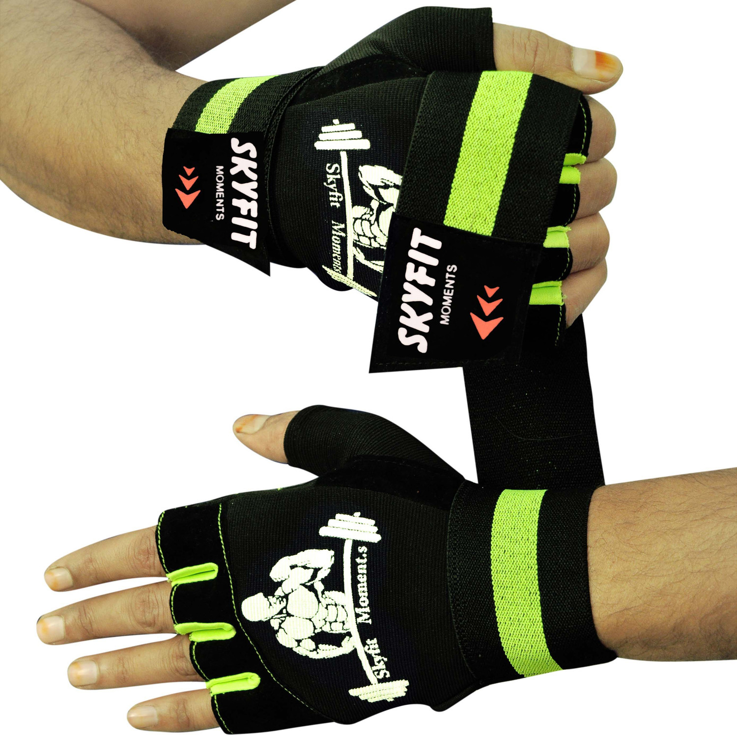 Image of aksmit Best Full Finger Motorcycle Rider Gloves Touchscreen Breathable Anti-Slip Red Riding Gloves (Red)