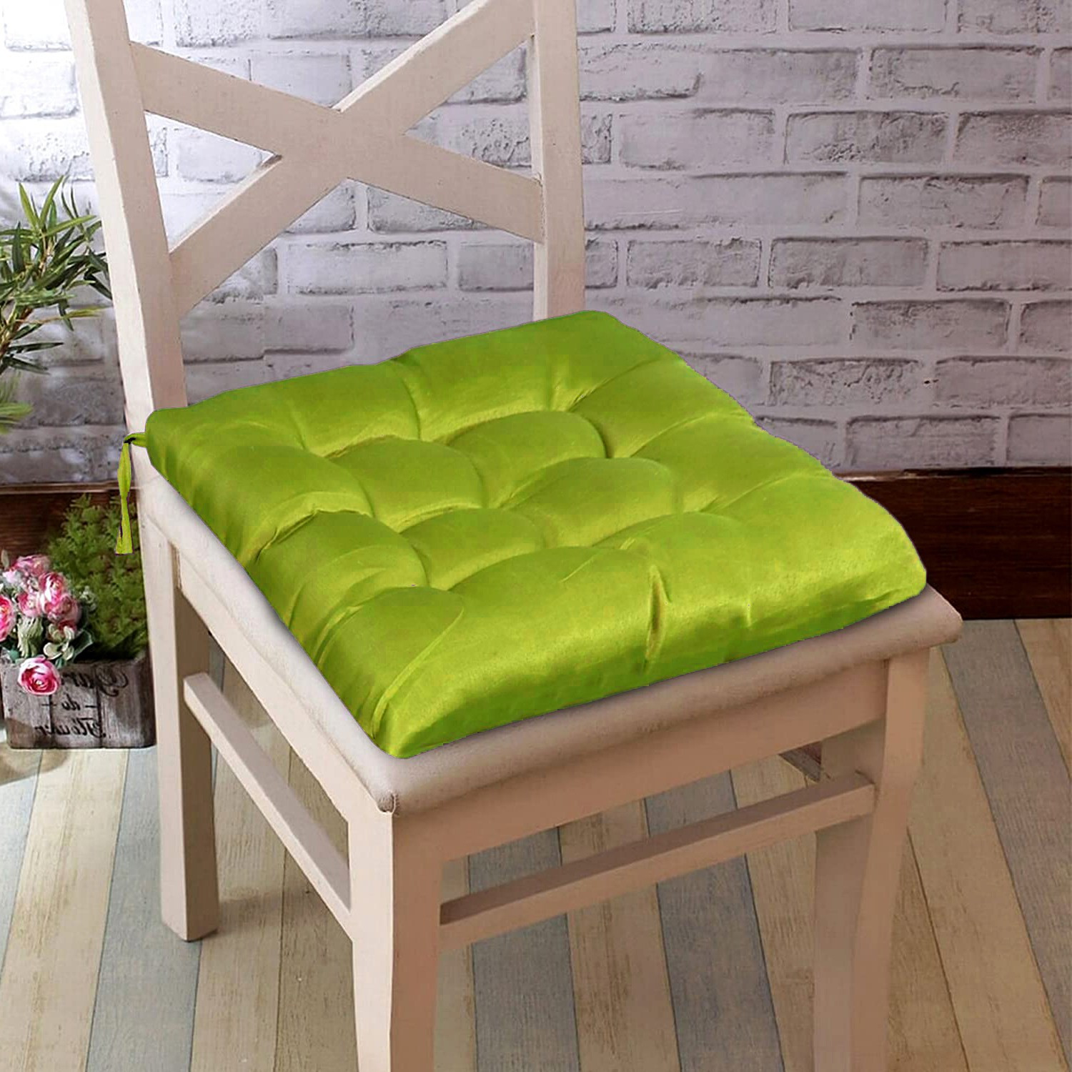 Image of AMAK INC Microfibre Chair Pad Pack of 3 Solid (Green)
