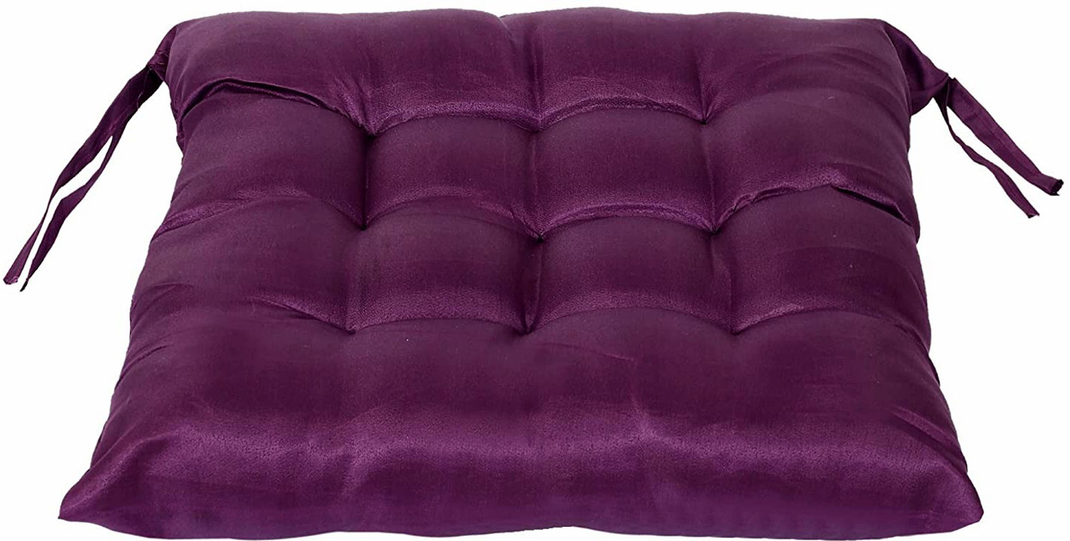 Image of AMAK INC Microfibre Chair Pad Pack of 6 Solid (Purple)