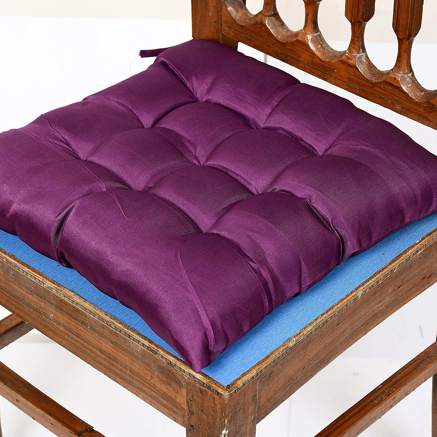 Image of AMAK INC Microfibre Chair Pad Pack of 6 Solid (Purple)