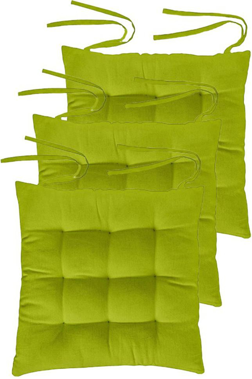 Image of AMAK INC Microfibre Chair Pad Pack of 3 Solid (Green)