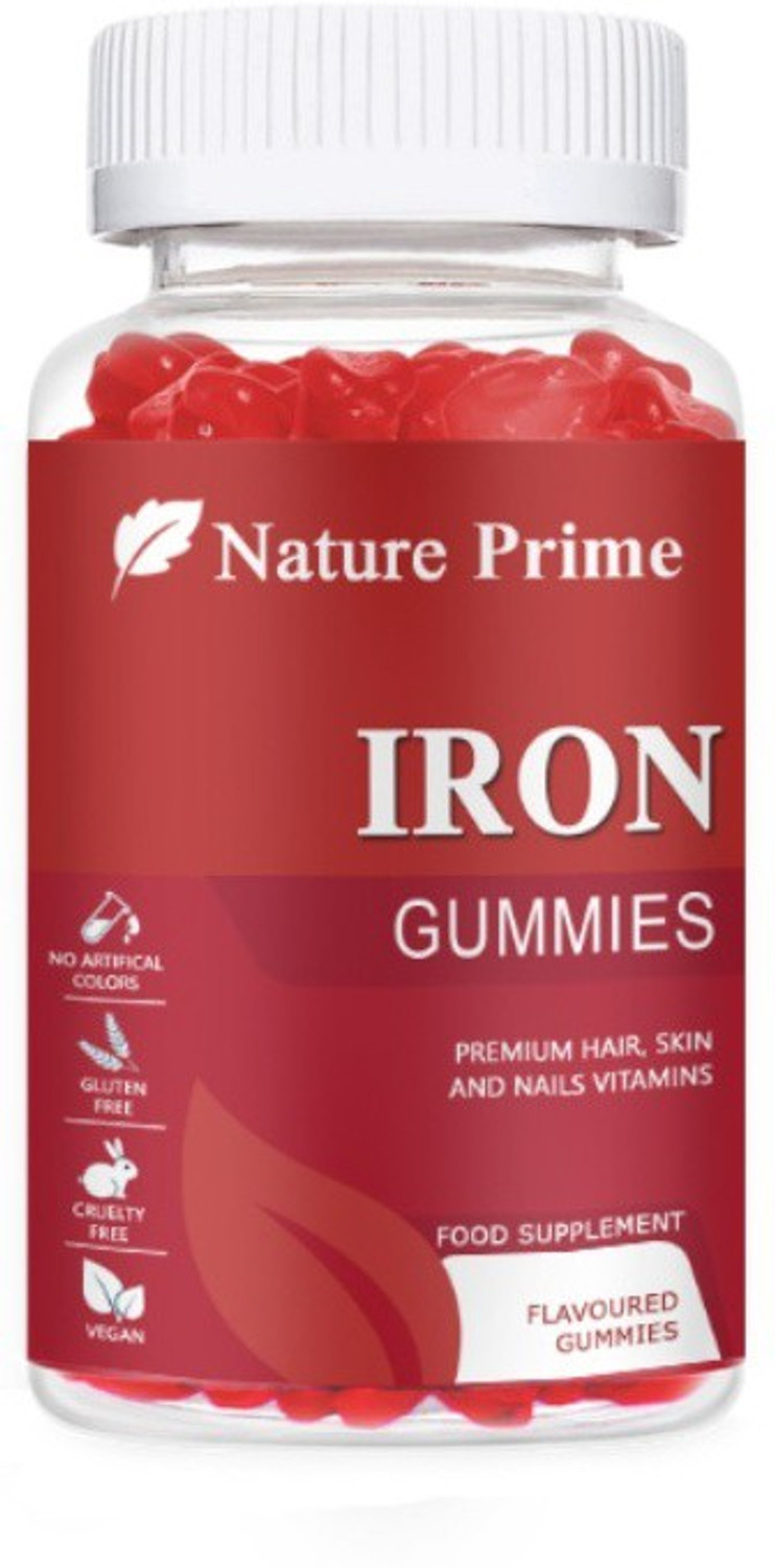 Image of Nature Prime Iron Gummies For Both Kids and Adults (SD7)Ultra (30 No)