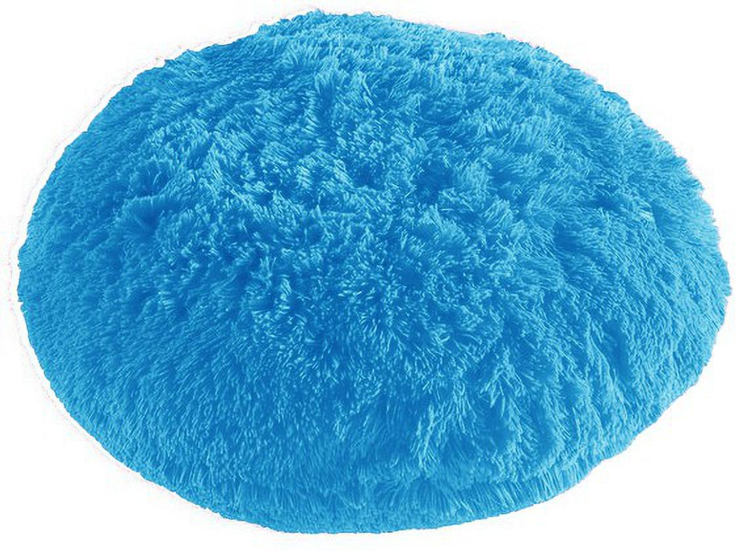 Image of PICKKART Microfibre Cushion Pack of 1 Solid (Blue)