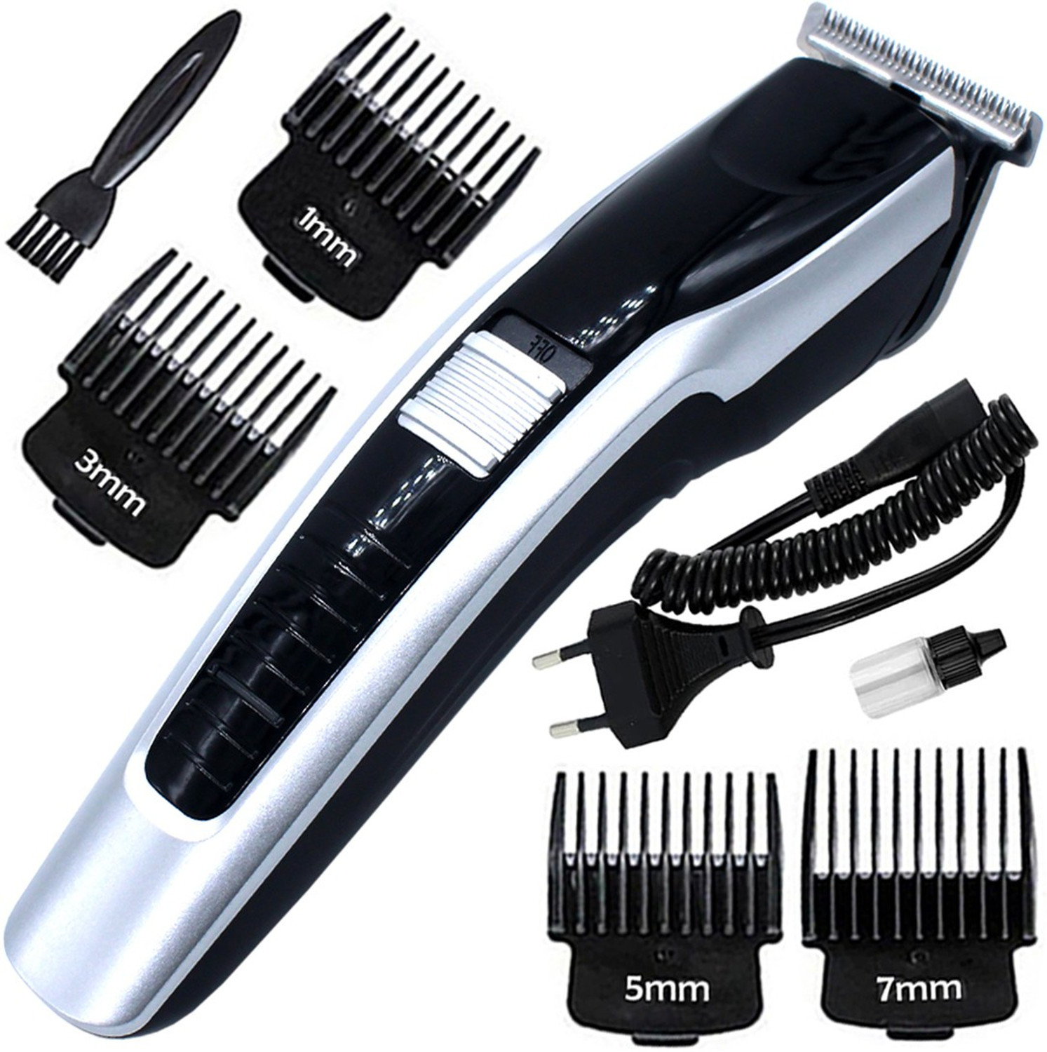 QGS Rechargeable Waterproof Professional Hair Clipper Beard Moustache Trimmer Fully Waterproof Body Groomer 120 min Runtime 4 Length Settings