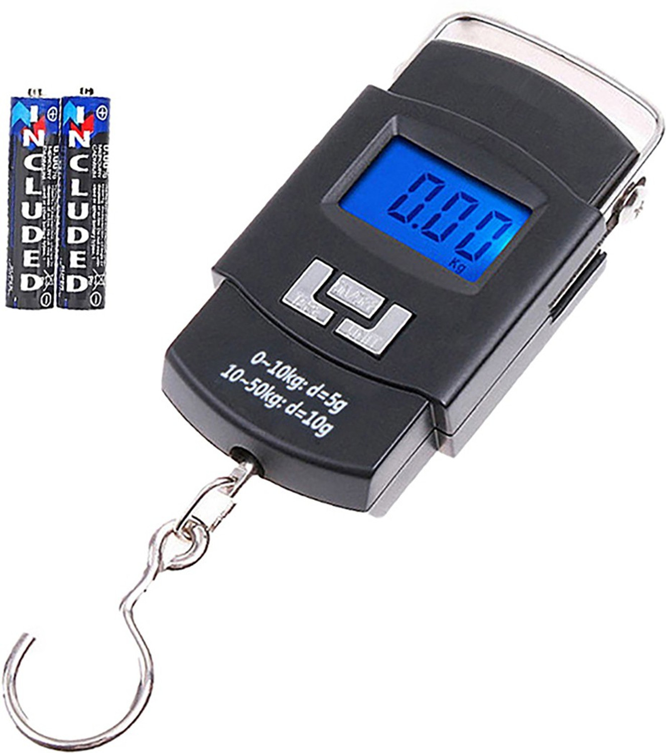 Image of JSJ Bold Weight Machine for Home Digital Weighing Machine Weighing Scale (Black)