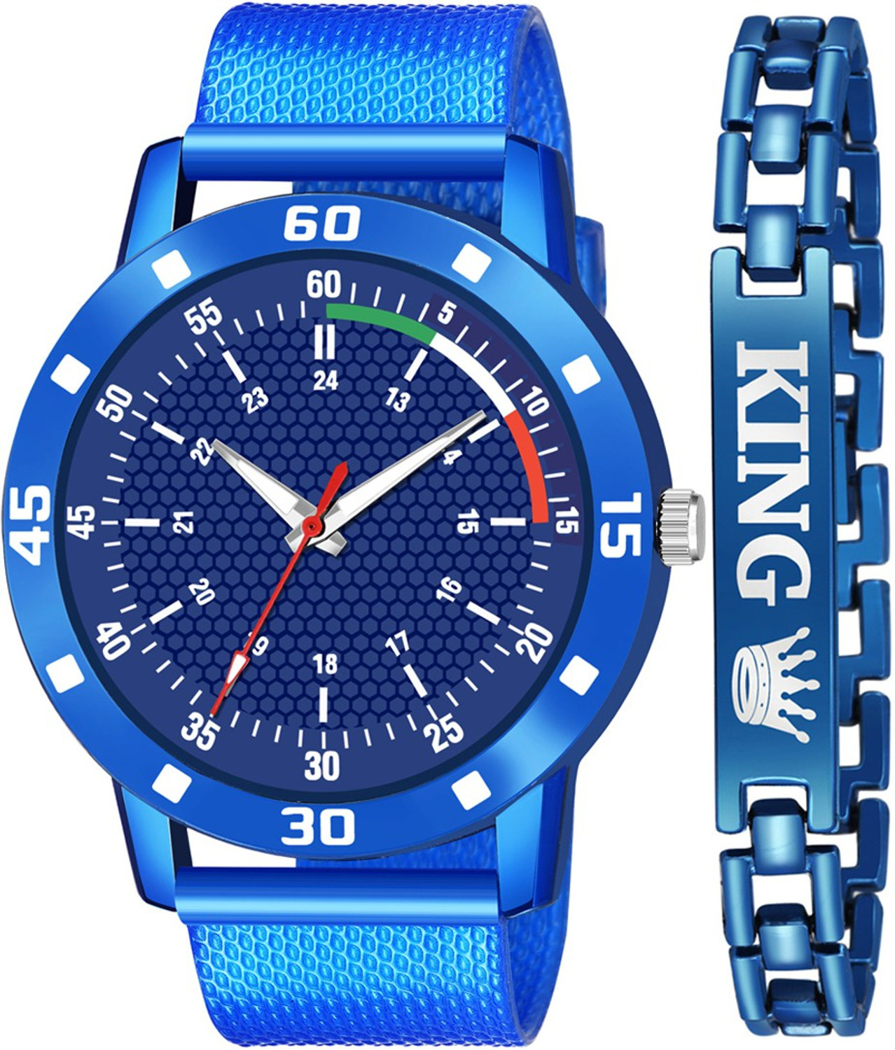 CRAB CR-530+BLUE KING Analog Watch – For Boys