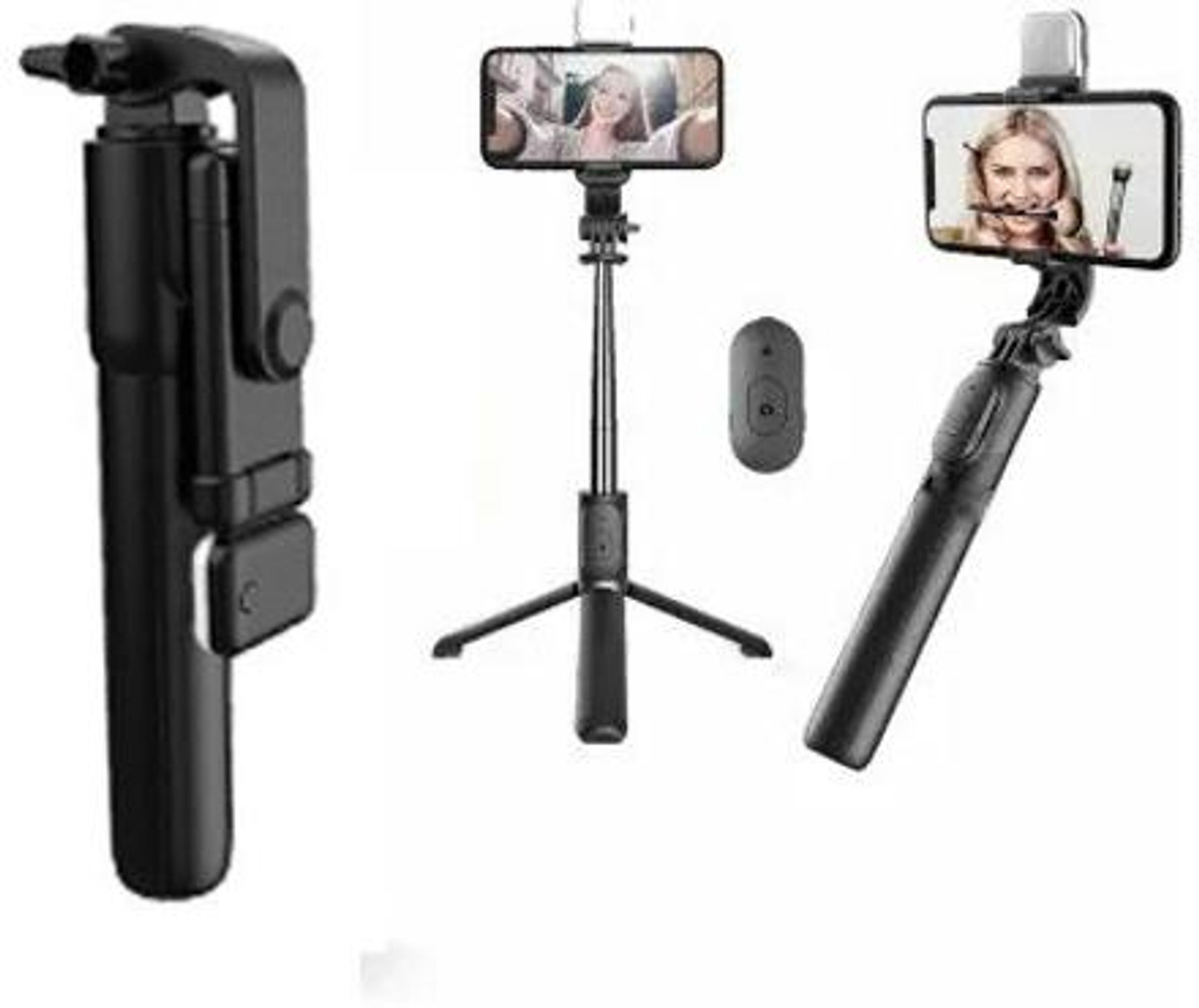 Image of keeva 3 Axis Handheld Smartphone Gimbal Stabilizer, Zoom Capability, Object Tracking, Video Edit & Share Support, Action Camera Support, 8 Hours Battery Life 3 Axis 3 Axis Gimbal for Camera, Mobile (300.0)