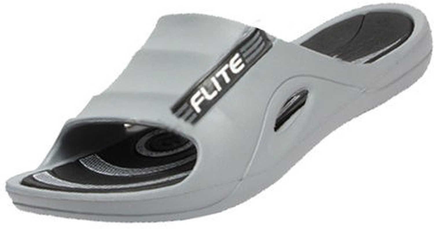 Image of FLITE Men Slides (Grey, Black , 6)