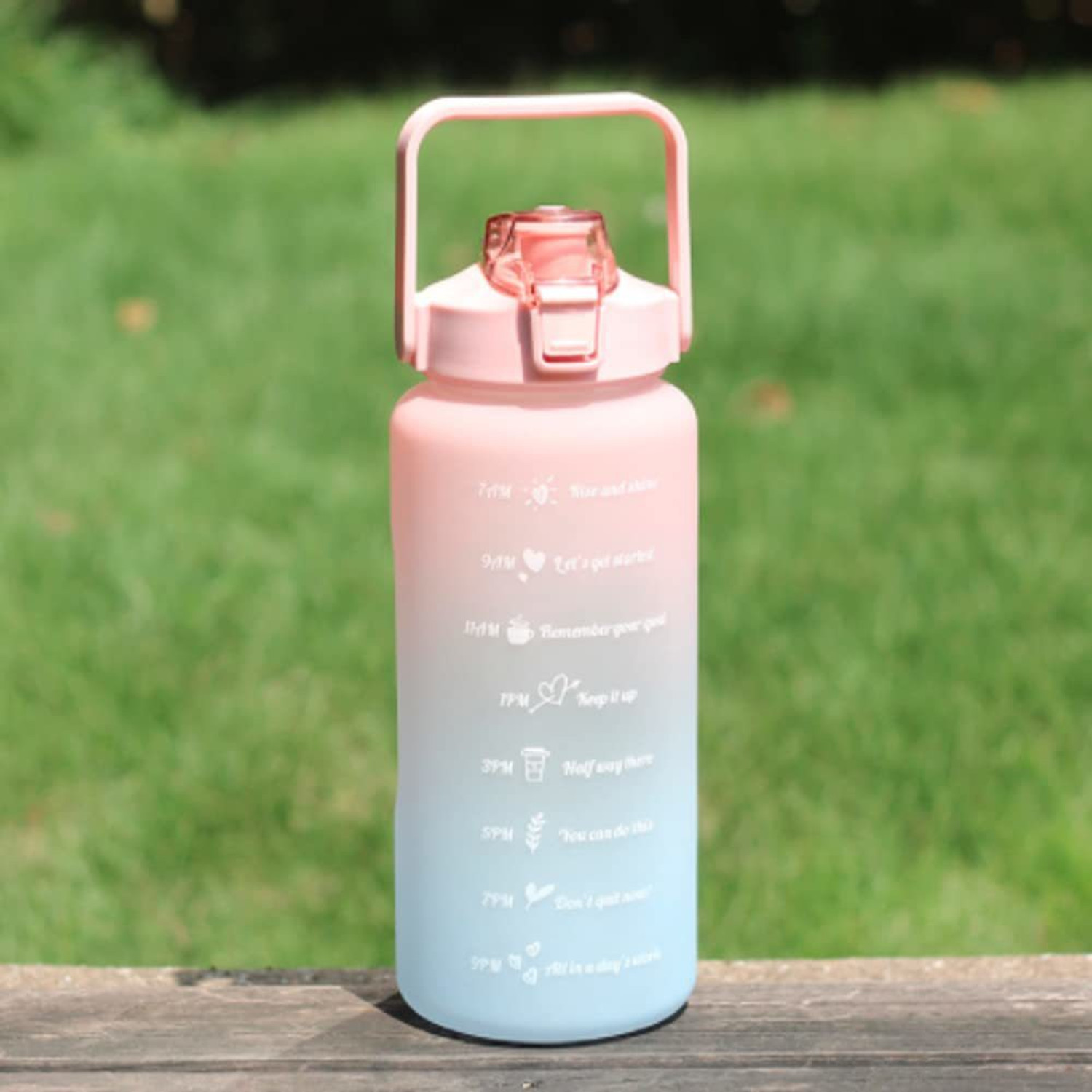 Image of Harvic 2 Liter Sports Water Bottles Sipper Fitness Workouts Outdoor Water Bottle 2000 ml Plastic Bottle (Pack of 1, Pink)