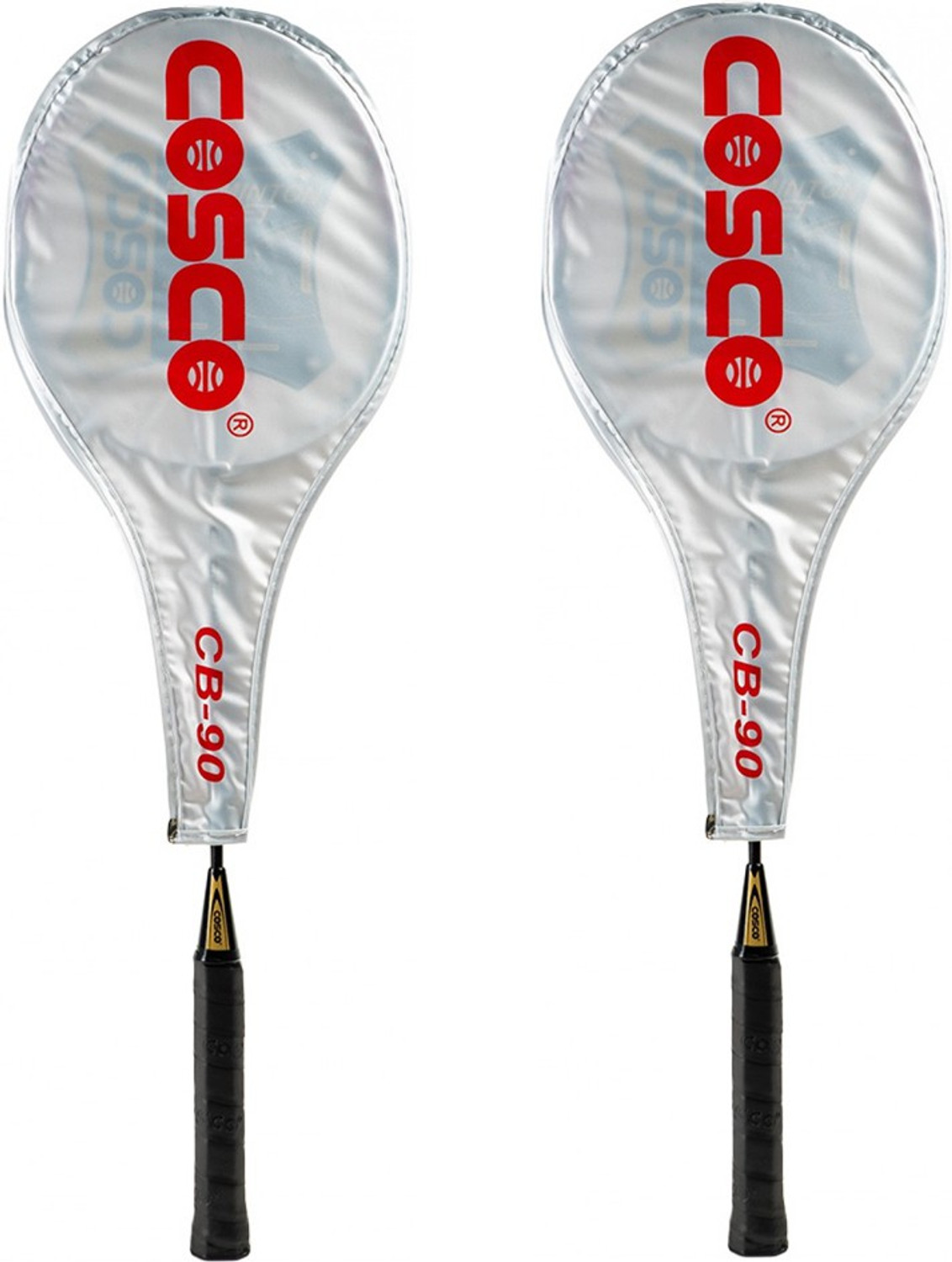 Image of VICTOO Double shaft badminton racket set of 2 Black Unstrung Badminton Racquet (Pack of: 1, 120 g)