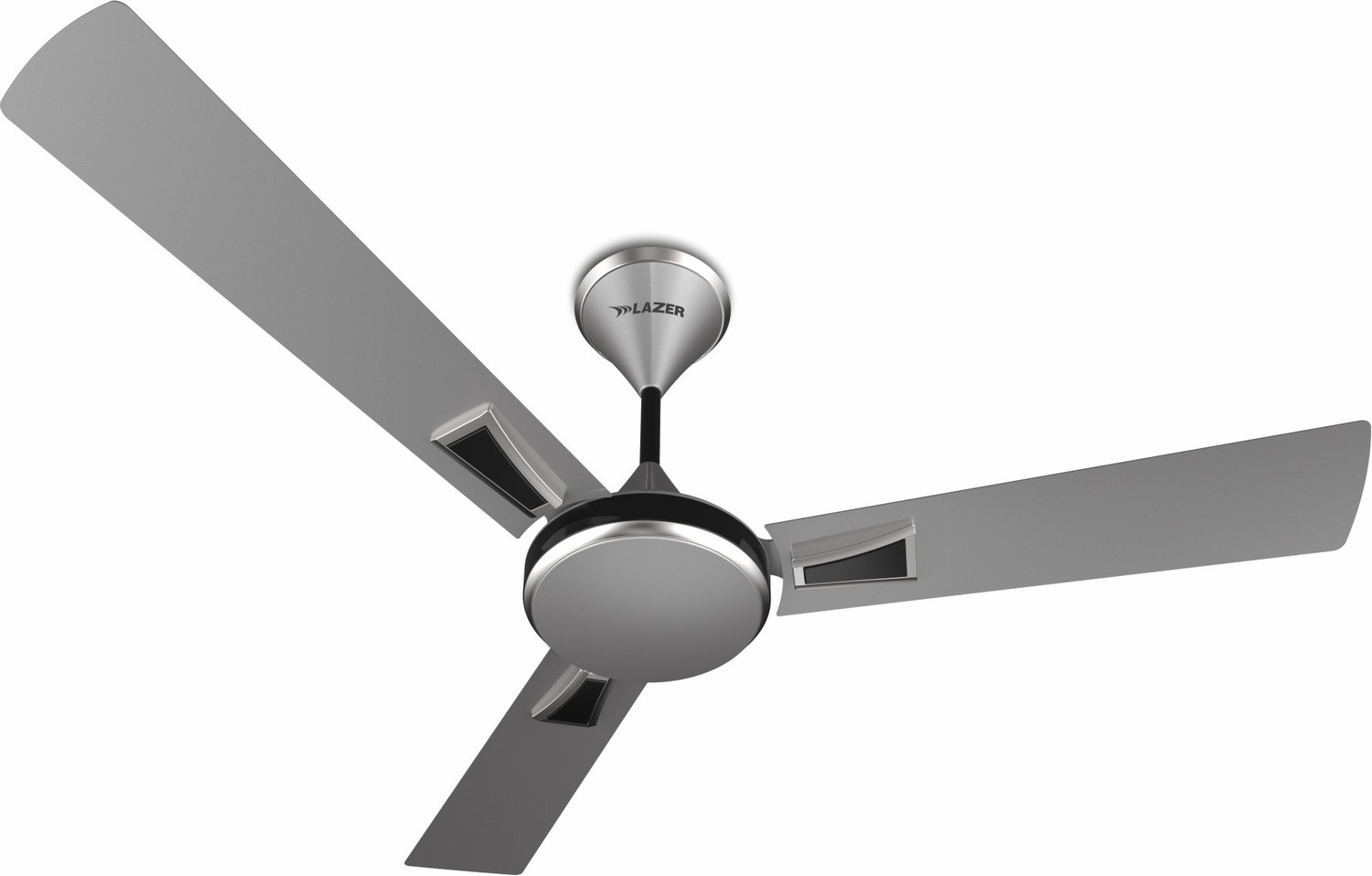 Image of Lazer Super Breeze Ornate with 2 Year Warranty Anti Dust 1200 mm Ceiling Fan (Rich Grey Chrome | Pack of 1)