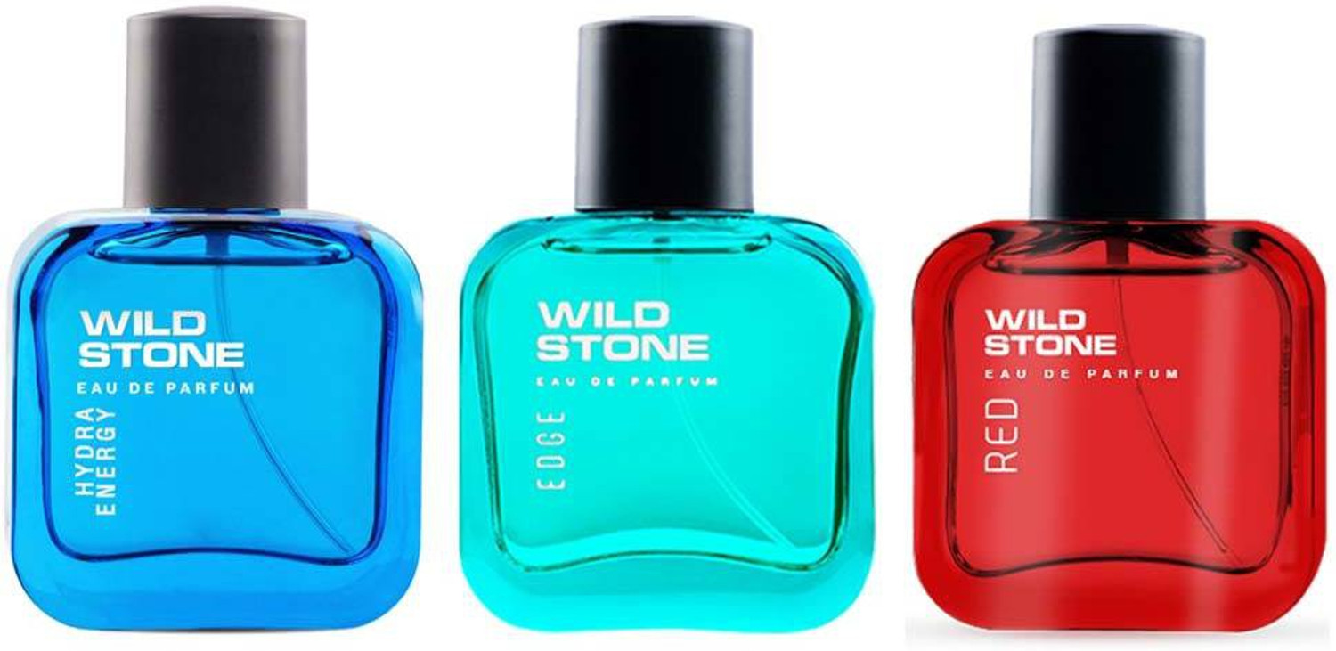Wild Stone Edge, Hydra, Red Perfume for Men, Pack of 3 - Image 1