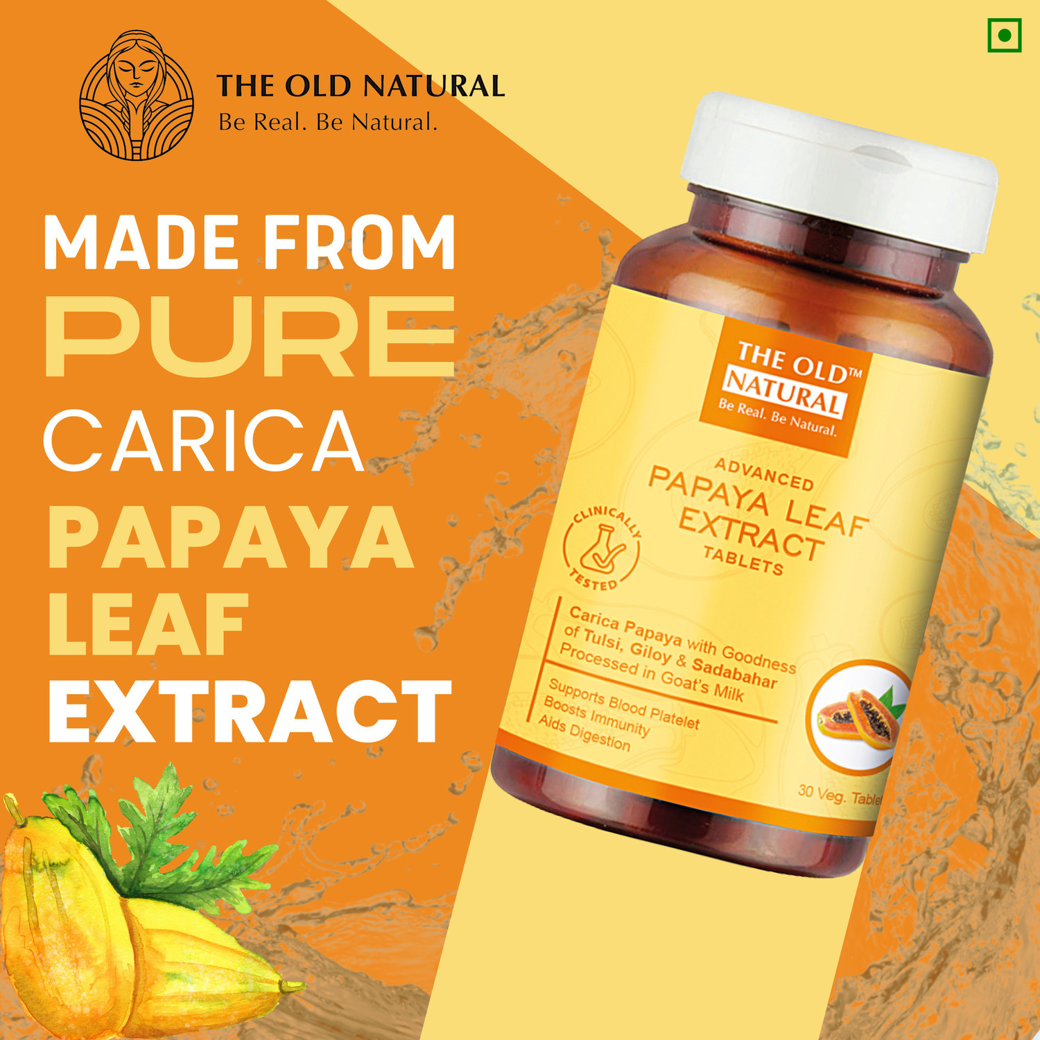 Image of The Old Natural Leaf Extract Tablets |5) (Pack of 5, 150 Tablets)