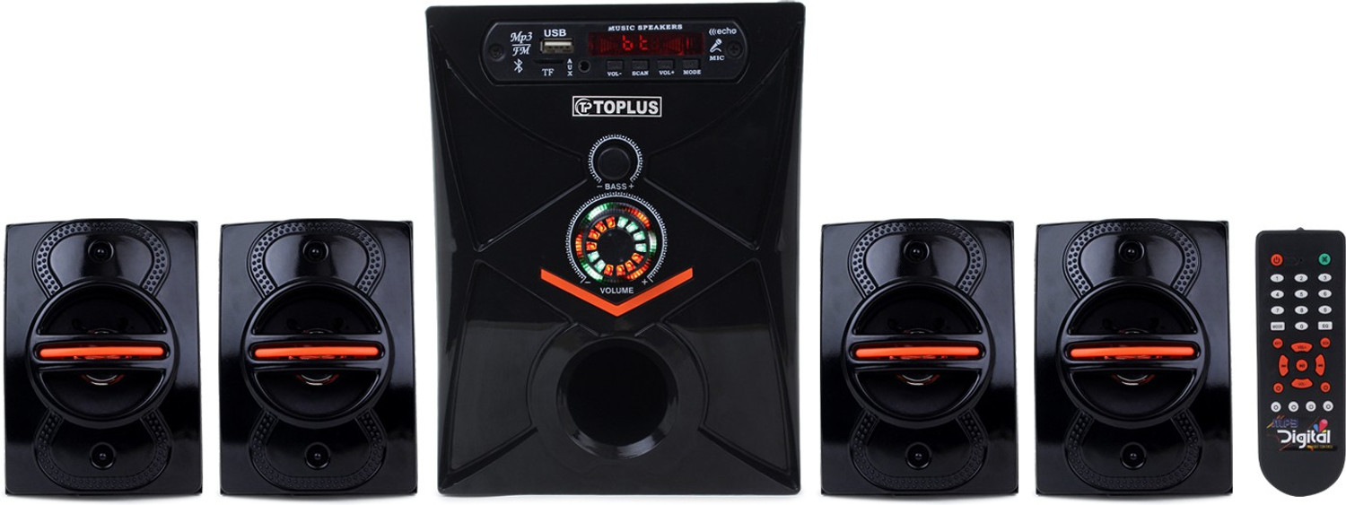 TOPLUS TS-16V 60W Bluetooth Home Audio Speaker Black - Image 6
