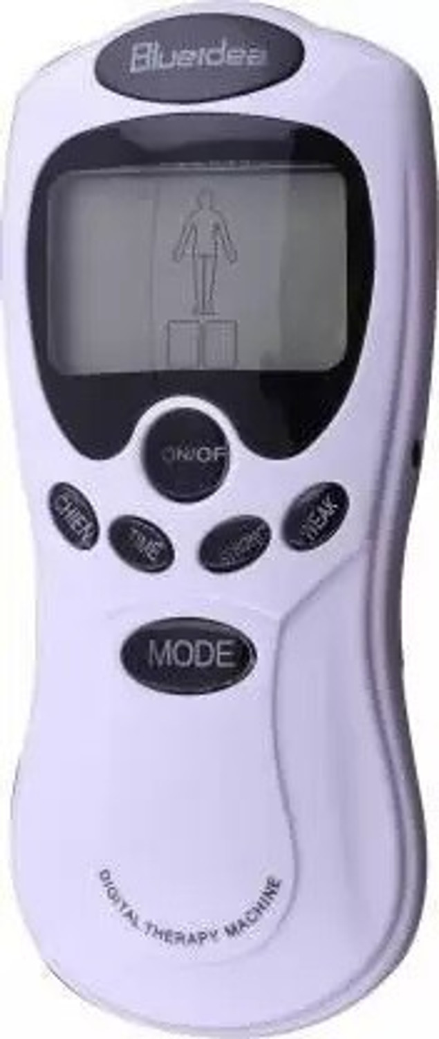 Image of R A Products Blueidea Digital Therapy Machine Relax You from Stress and Tiredness, Full-Body Massager for Muscle Relax, Pain Relief - Fat Burner and Relaxation Massager Blueidea Digital Therapy Massager (White)