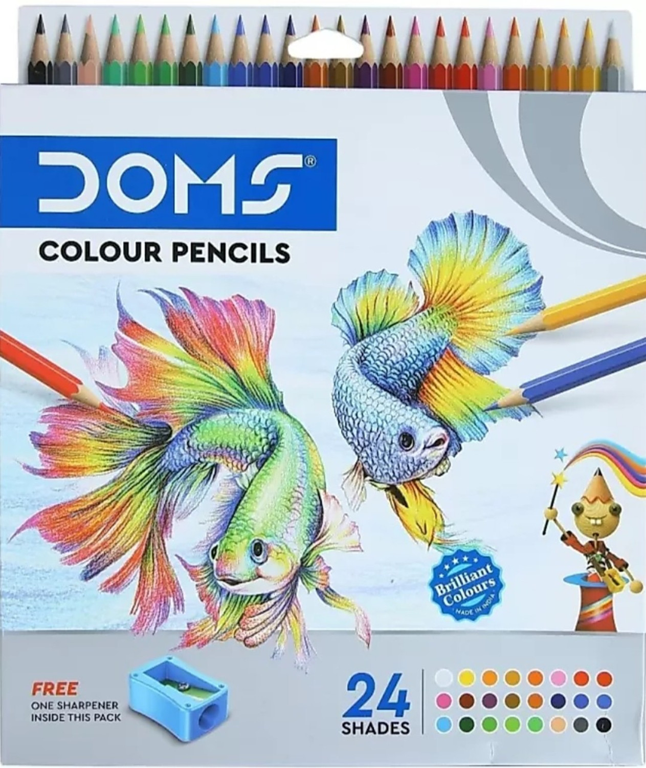 Image of DOMS FUSION XTRA SUPER DARK Pencil (Set of 5, Black)