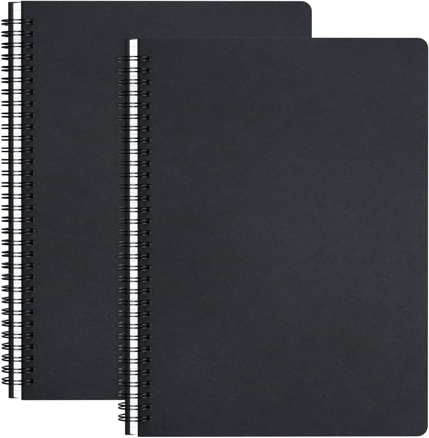 INNAXA A4, Wirebound Notepads Soft Cover, 100 GSM Thick Ruled Paper, 80 ...