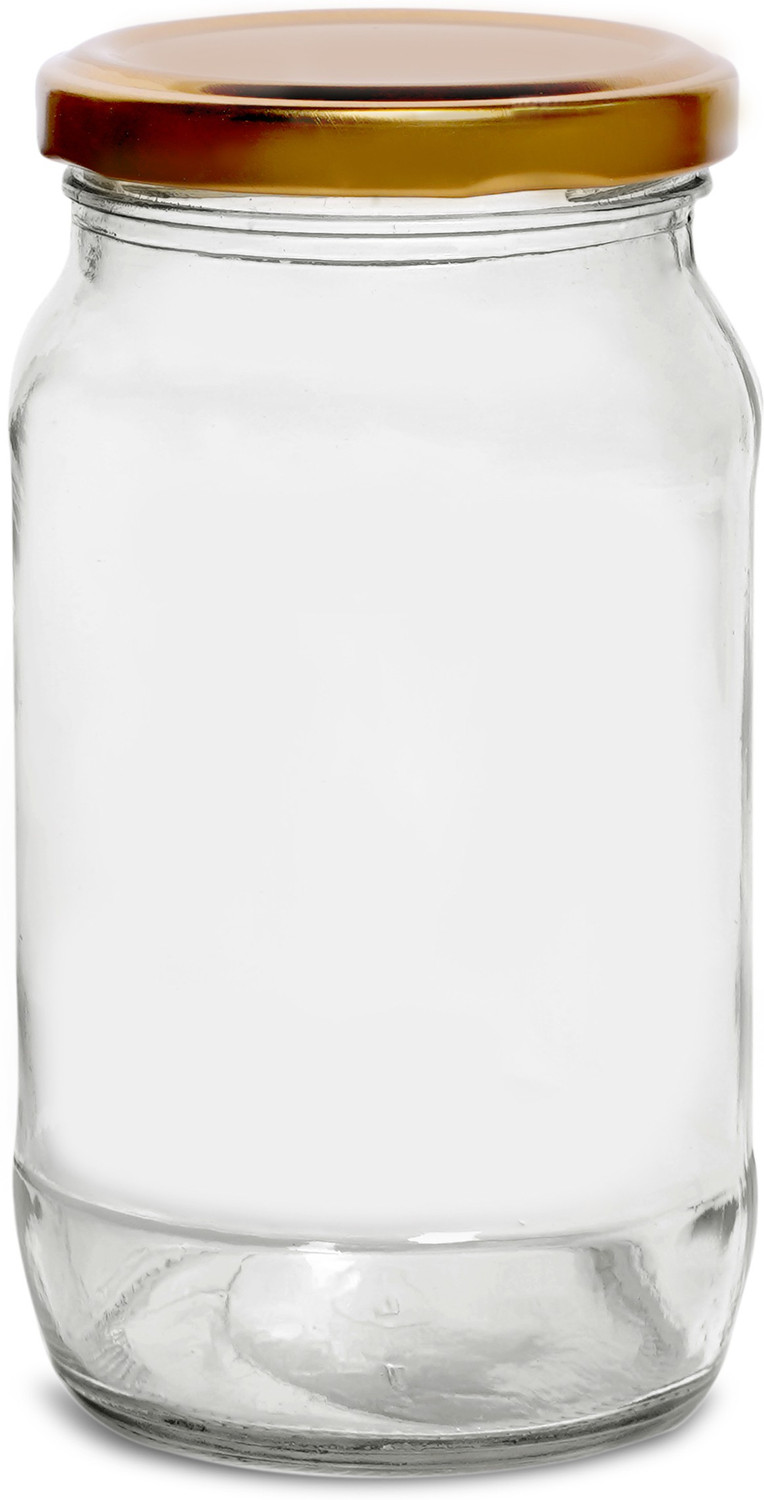 Image of PANEL'S Glass Tea Coffee & Sugar Container - 450 ml (Pack of 4, Clear)