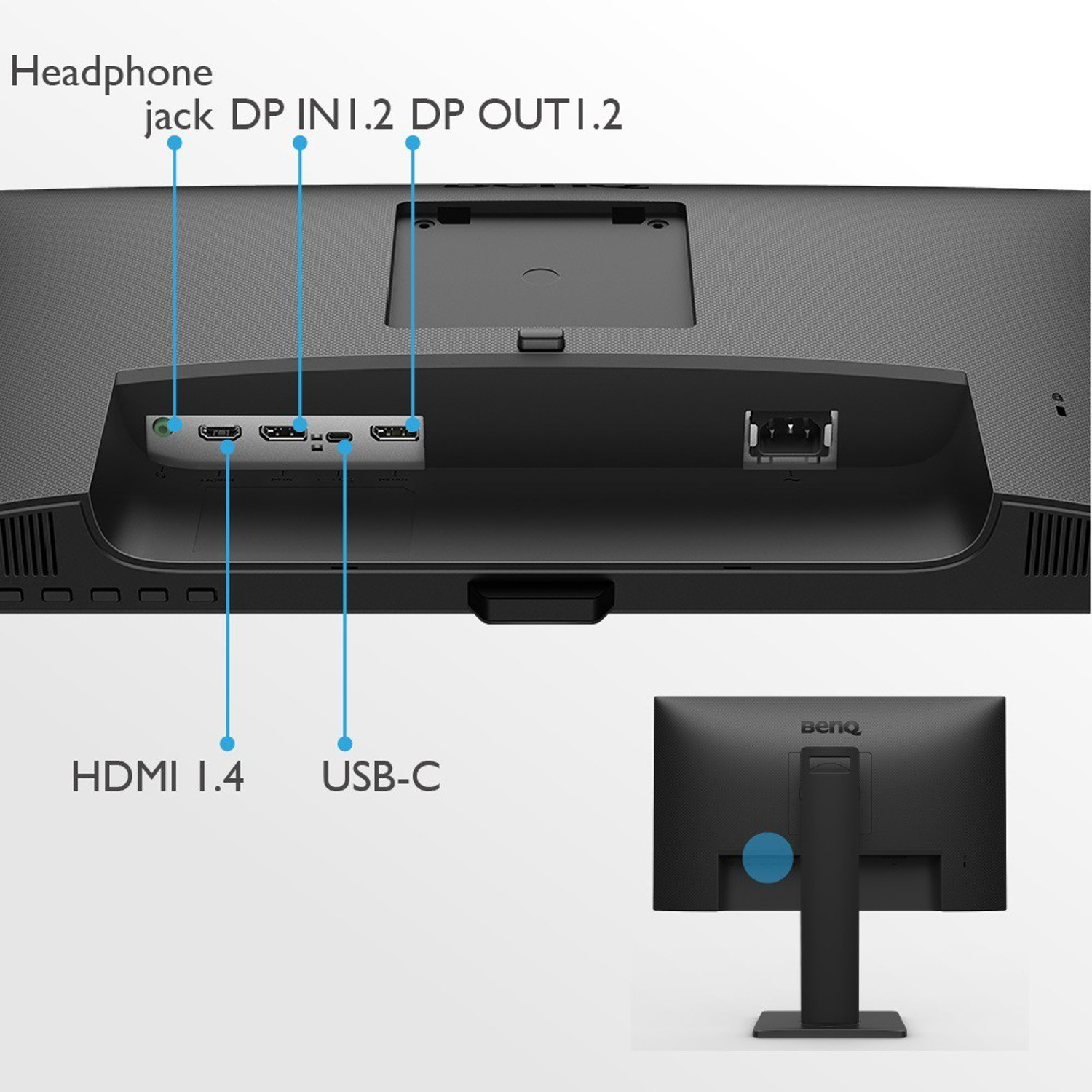 Image of BenQ GW 60.96 cm (24 Inch) Full HD LED Backlit IPS Panel Monitor (GW2485TC) (Response Time: 5 ms, 60 Hz Refresh Rate)