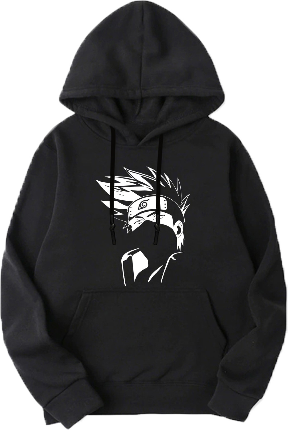 Image of bfb Men Full Sleeve Printed Hooded Sweatshirt