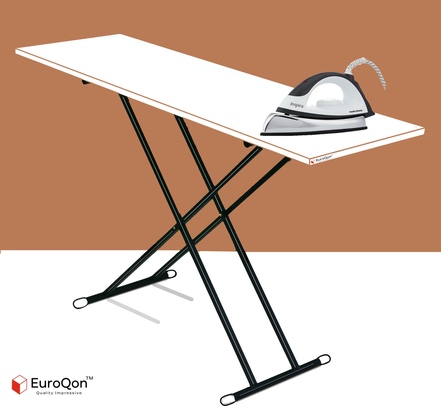 Image of EuroQon Smart Foldable with Dual Height Adjustment Options Ironing Board