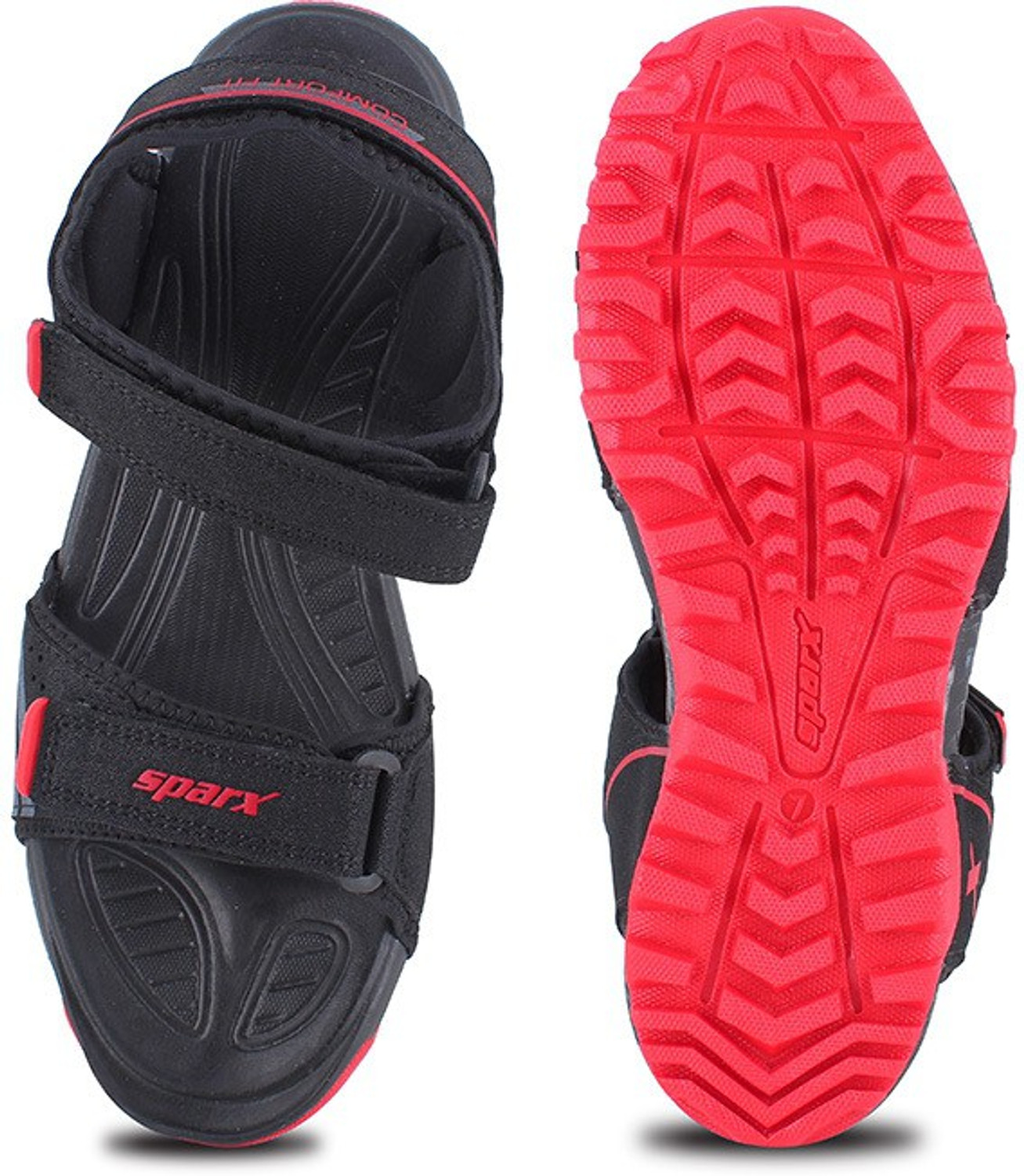 Image of Sparx Men Sports Sandal (Black , 6)