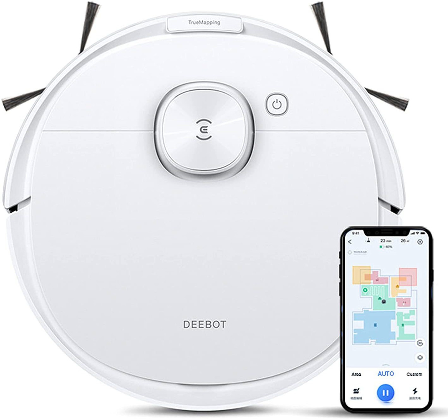 Image of fotokina SDJ-01 Robotic Floor Cleaner (White)