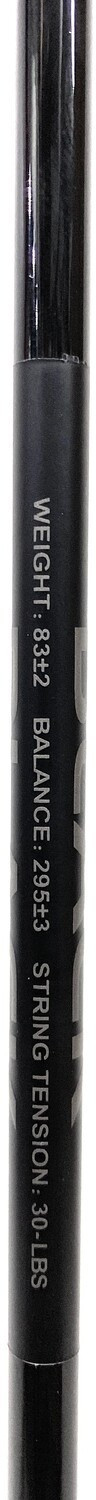 Image of Maxbolt Black Black Unstrung Badminton Racquet (Pack of: 1, 83 g)
