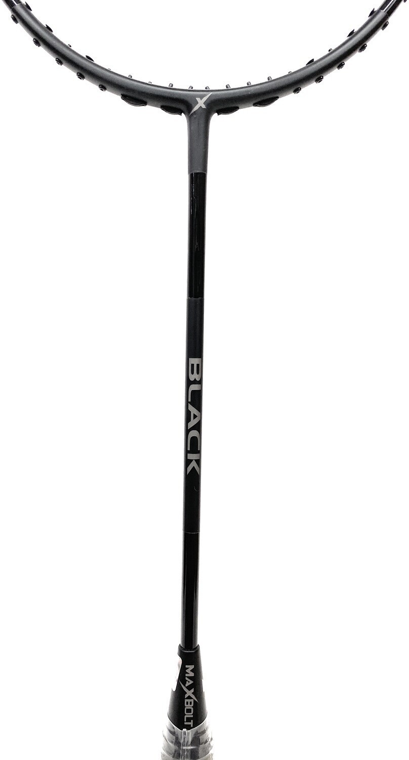 Image of Maxbolt Black Black Unstrung Badminton Racquet (Pack of: 1, 83 g)