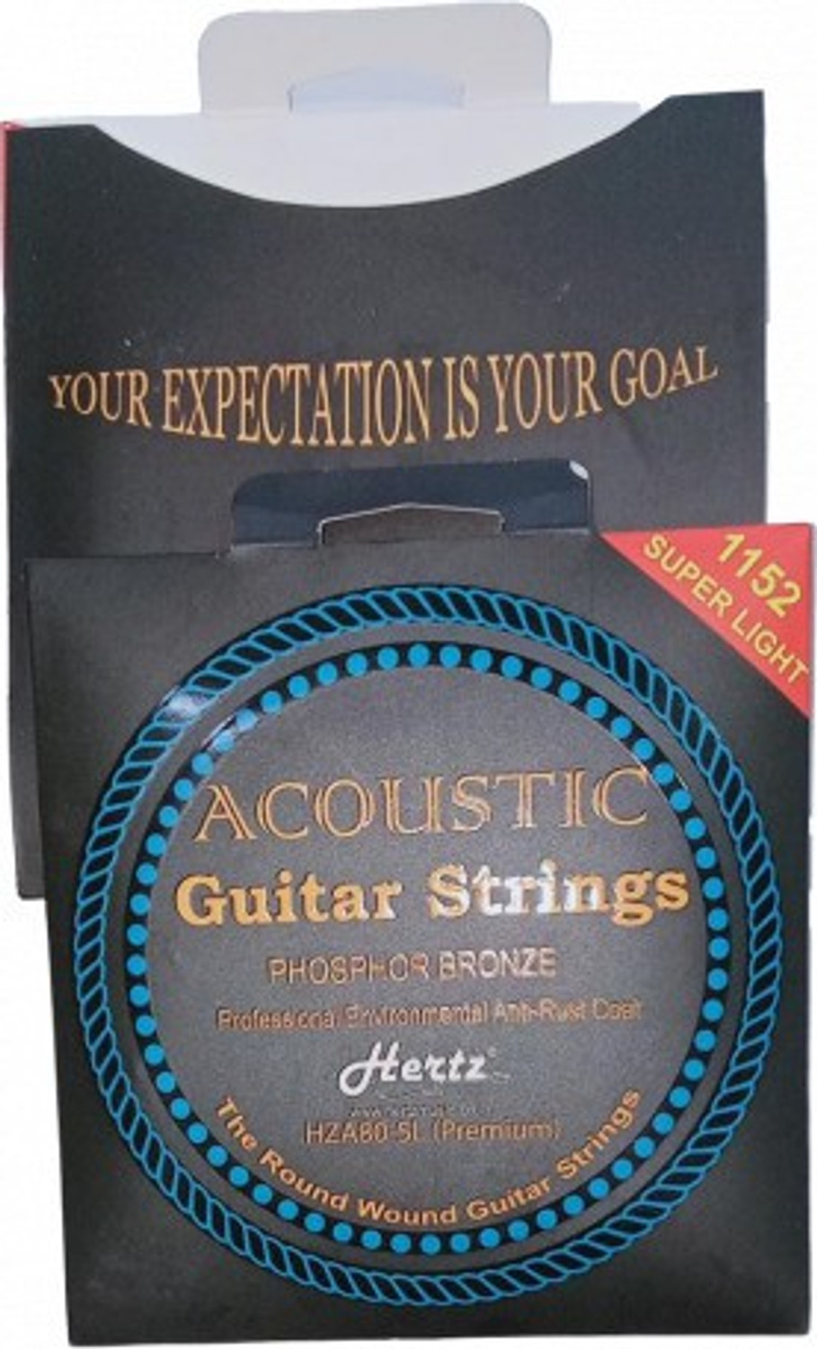 Image of Daddrio Acoustic EJ15 {.010-.047 Extra Light Gauge} WARM, BRIGHT & BALANCED TONE PHOSPHOR BRONZE Guitar String (6 Strings)