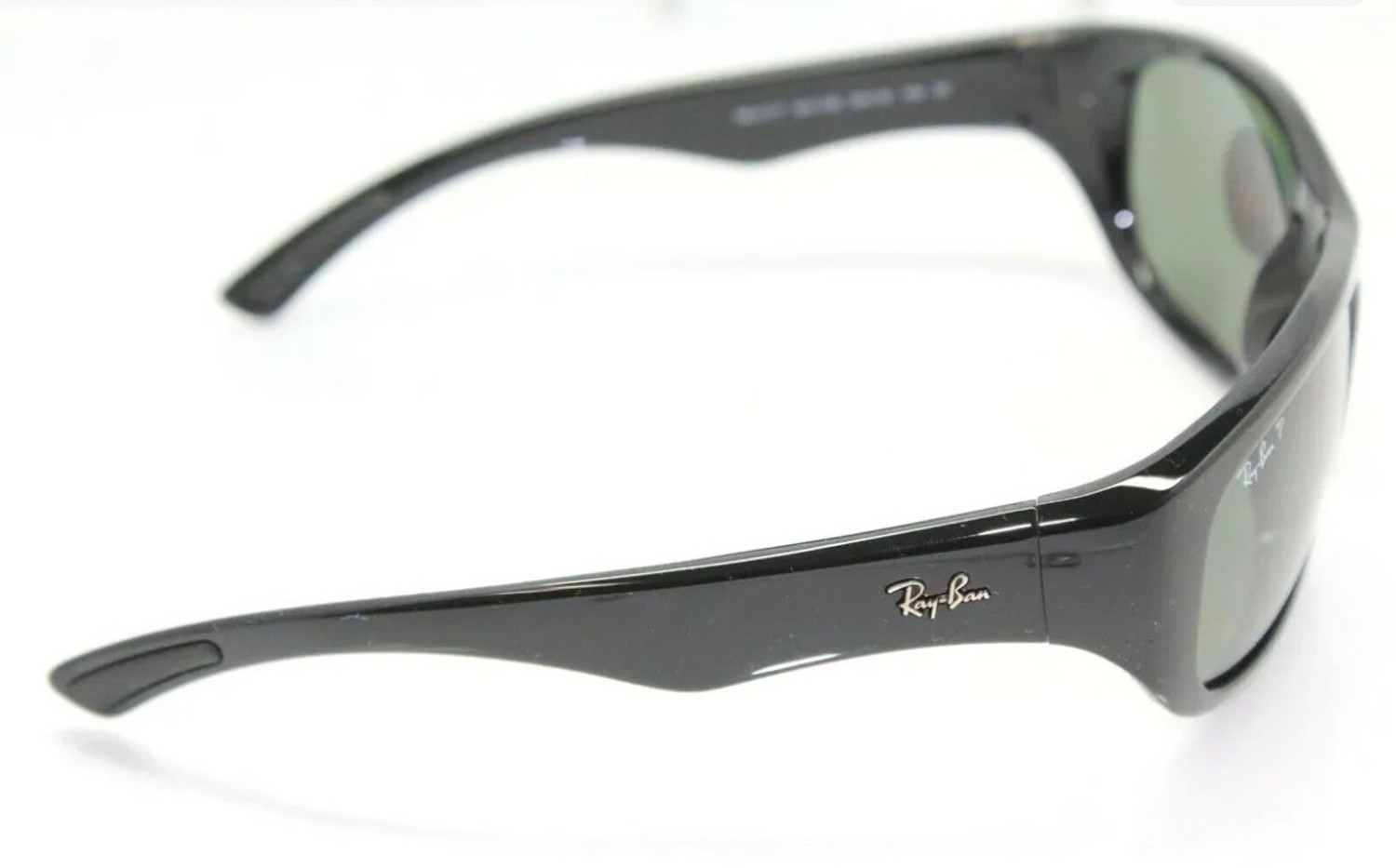 Image of Ray-Ban UV Protection, Polarized Wrap-around Sunglasses (Free Size) (For Men & Women, Green, Black)