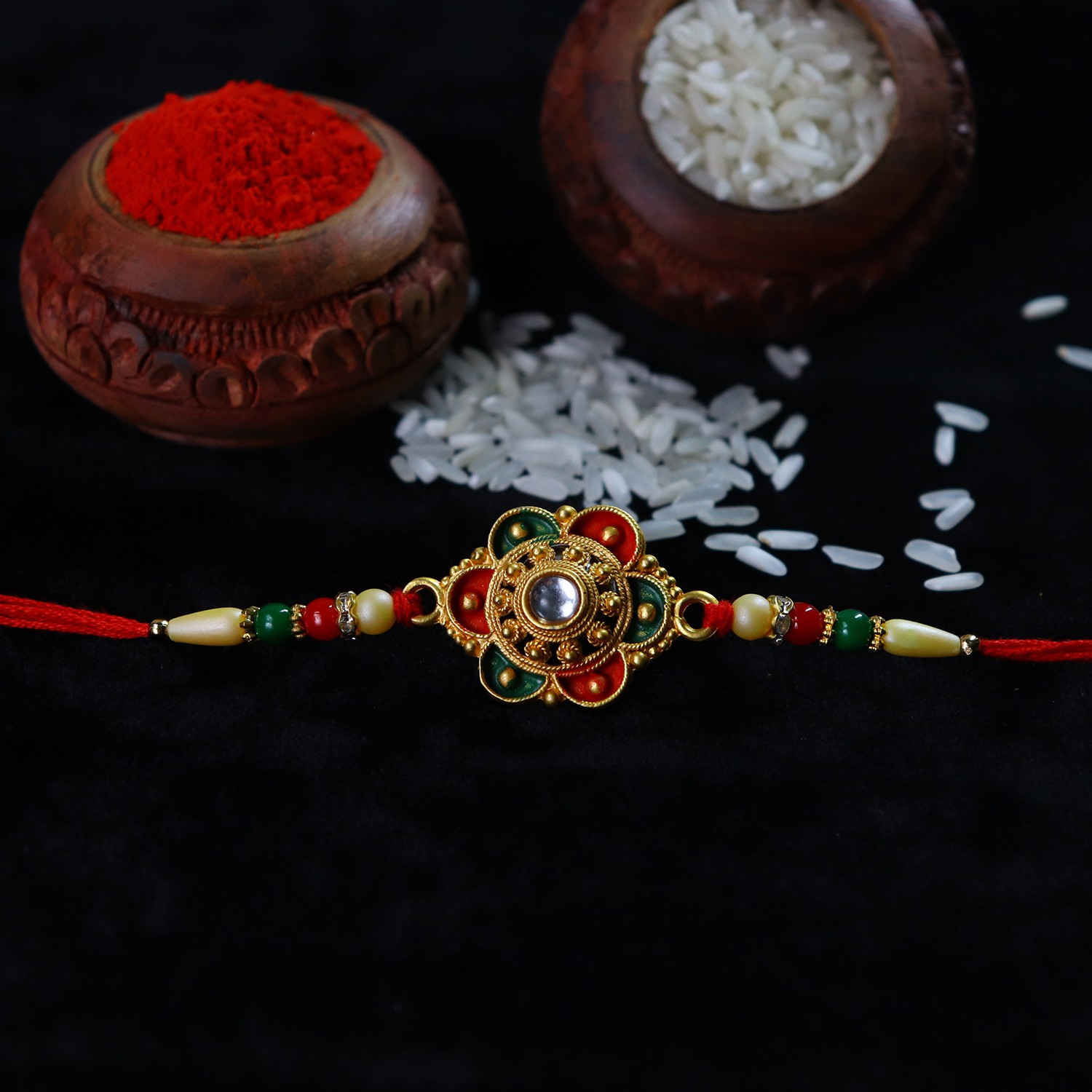 Image of DeoDap Rakhi For Brother |Rakhi with Chocolate | Rakshabandhan gift set |Y22K1 537 BS Assorted Gift Box (Multicolor)