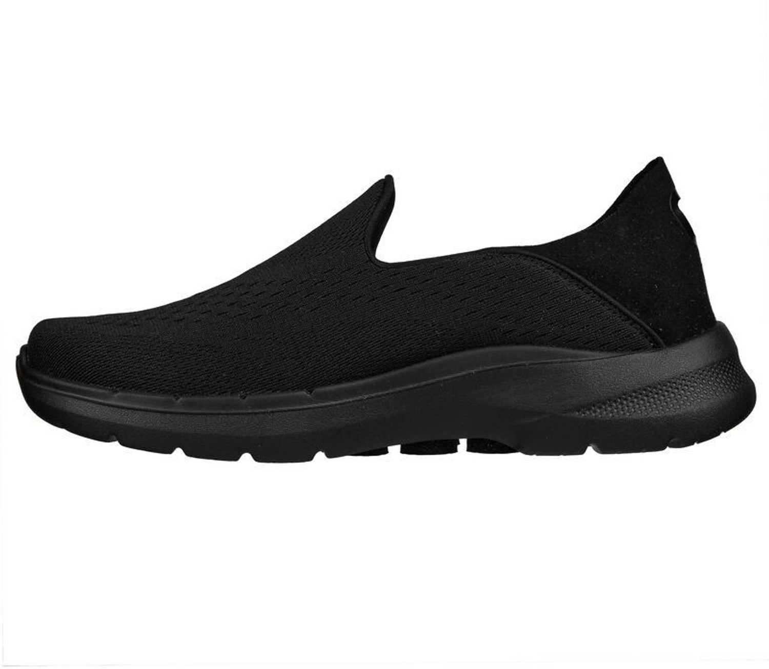 Image of Skechers Walking Shoes For Men (Black , 9)