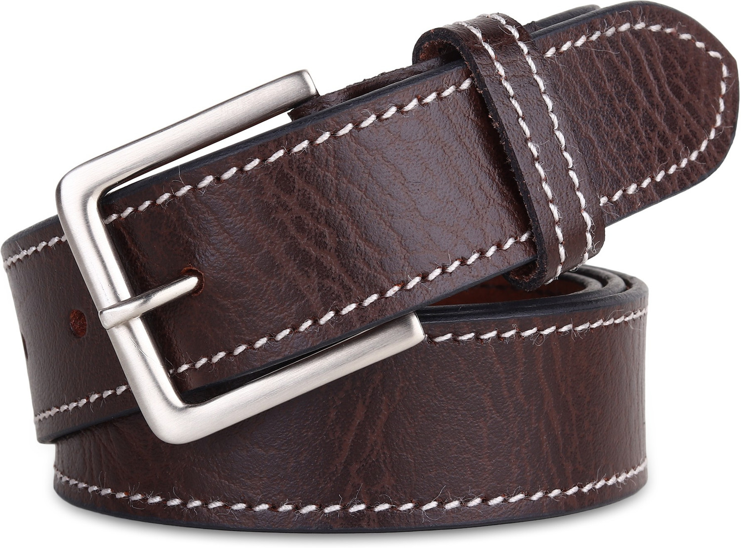 Image of USL Men Casual Black Genuine Leather Reversible Belt
