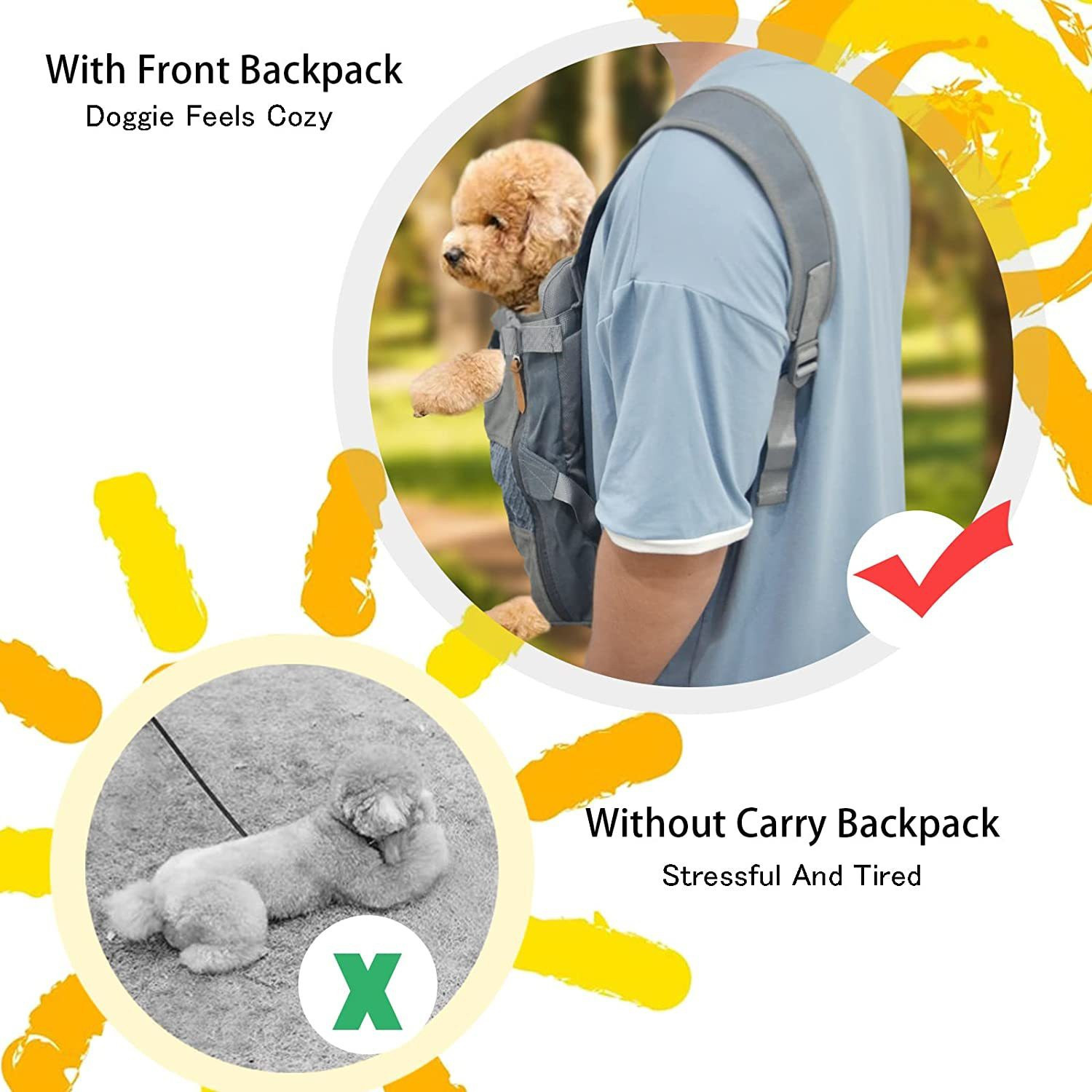 Image of Xigwig Large Grey Backpack Pet Carrier (Suitable For Dog)