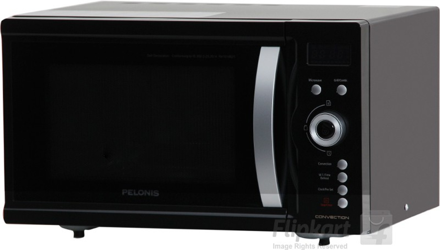 Image of Pelonis 23 L Convection Microwave Oven (AS823E4J S, Black)