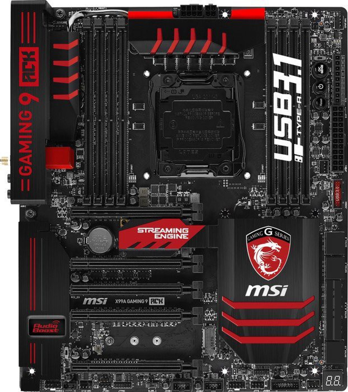 Image of MSI X99a Gaming 7 LGA 2011Socket ATX X99 Express Chipset DDR4 Motherboard