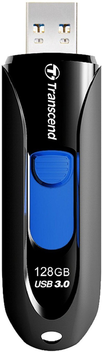 Image of Transcend Jetflash 790 Usb 3.0 128 GB Pen Drive Compatible with Netbook, Gaming Console, Desktop Computer, Laptop USB 3.0 Plastic Case (Black)