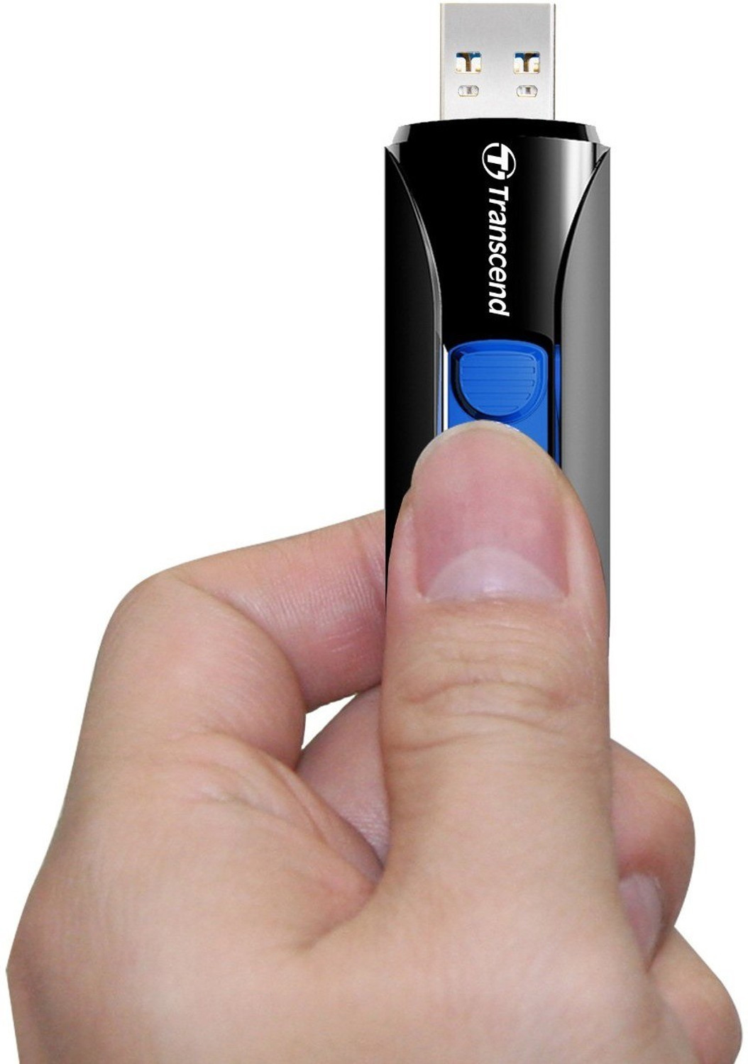 Image of Transcend Jetflash 790 Usb 3.0 128 GB Pen Drive Compatible with Netbook, Gaming Console, Desktop Computer, Laptop USB 3.0 Plastic Case (Black)