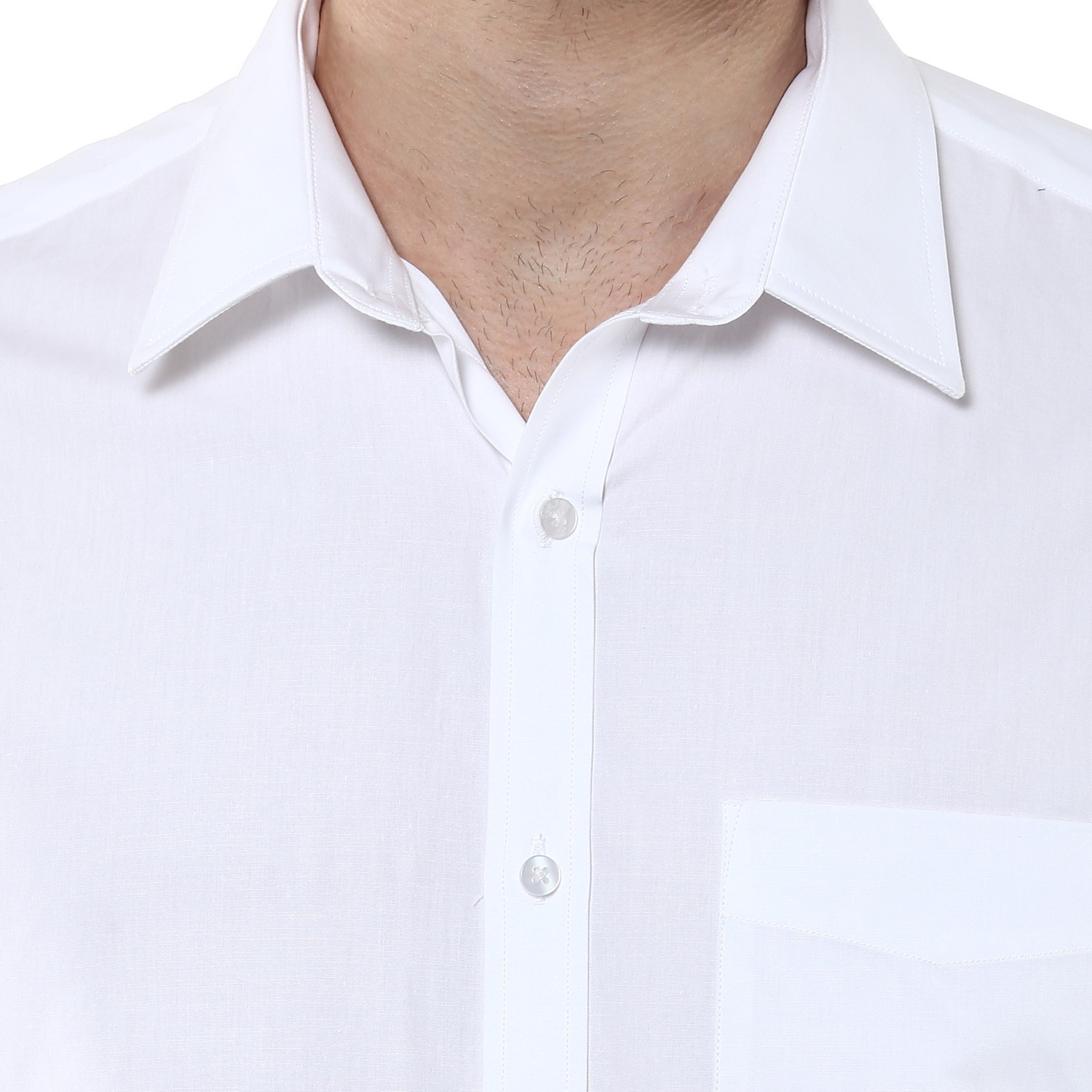 Image of TURTLE Men Slim Fit Solid Formal Shirt