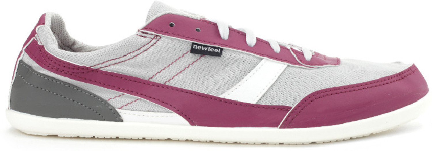 Image of NEWFEEL Many Walking Shoes For Women (White, Purple, 3 UK /India)