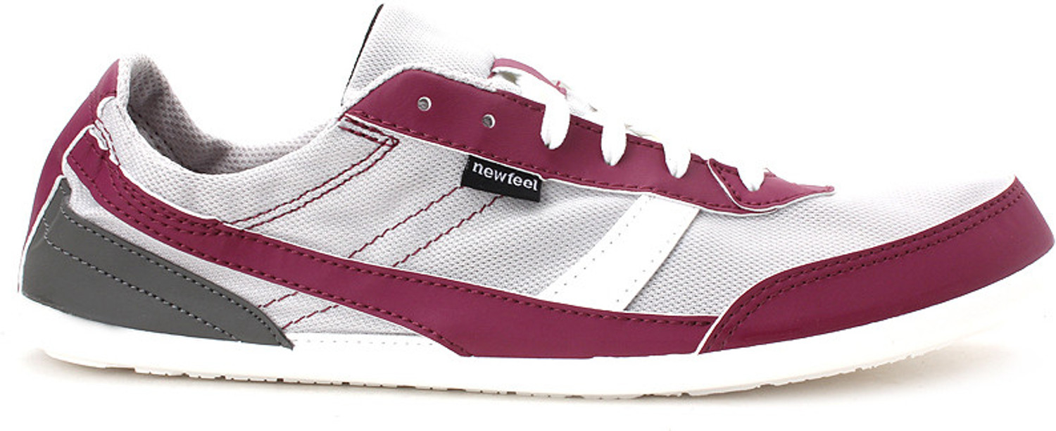 Image of NEWFEEL Many Walking Shoes For Women (White, Purple, 7 UK /India)