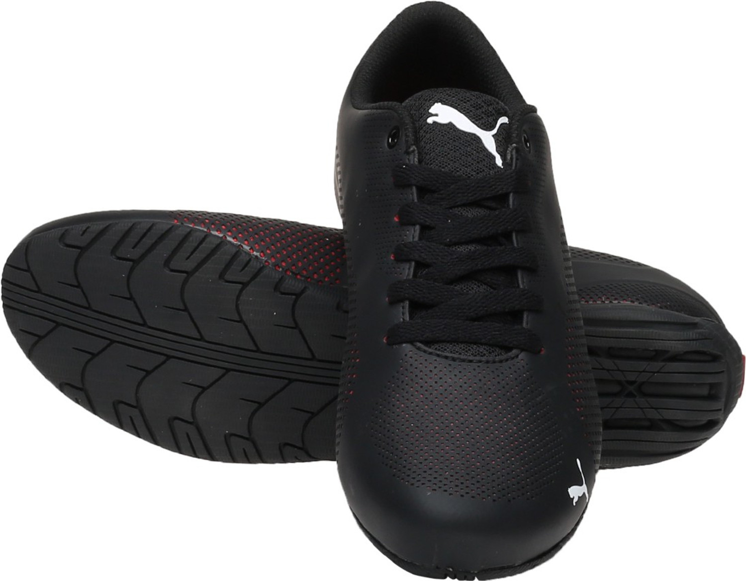 Image of PUMA SF Drift Cat 5 Ultra Sneakers For Men (Black , 8)