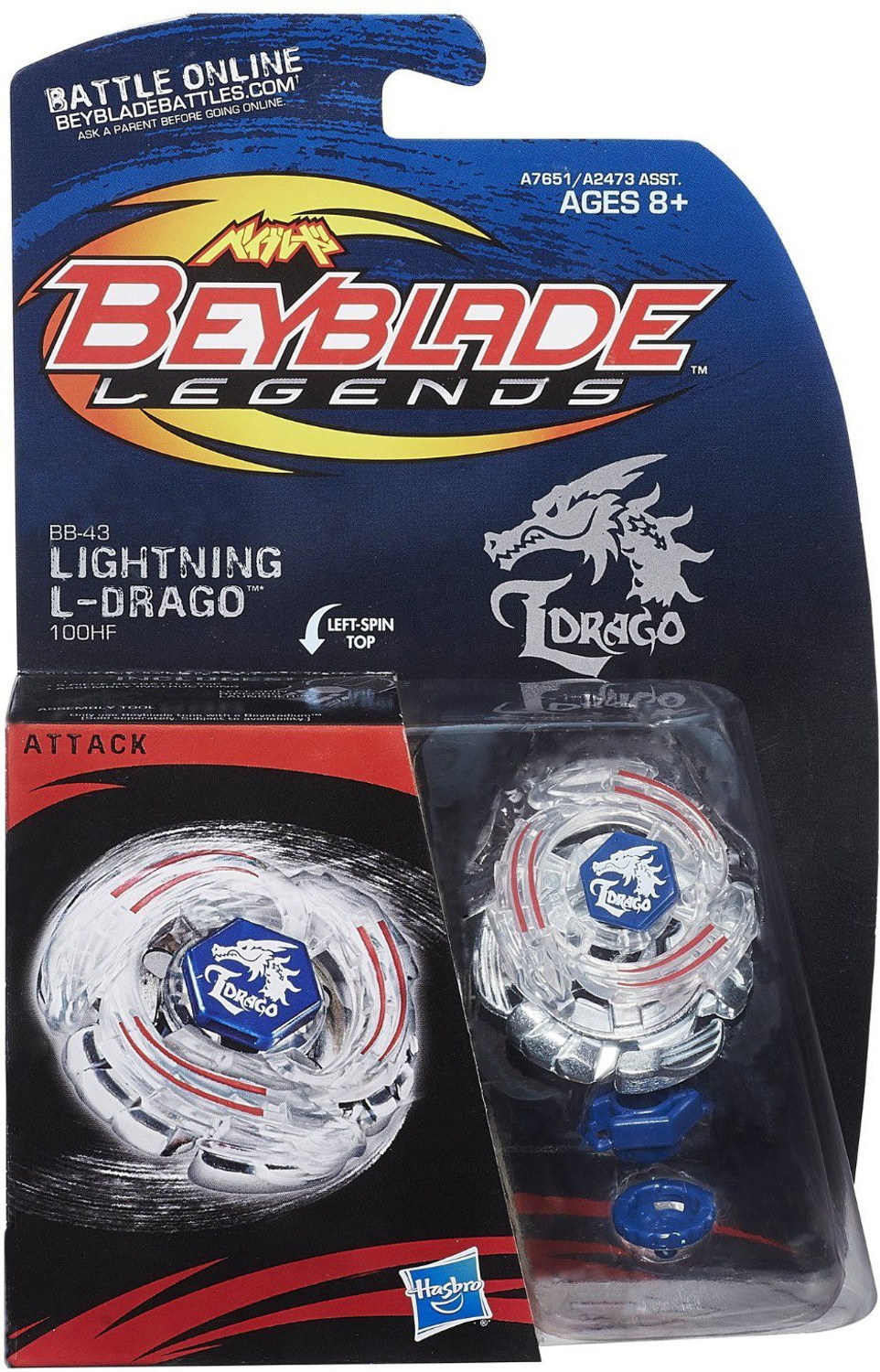 Image of Hasbro Beyblade (White)
